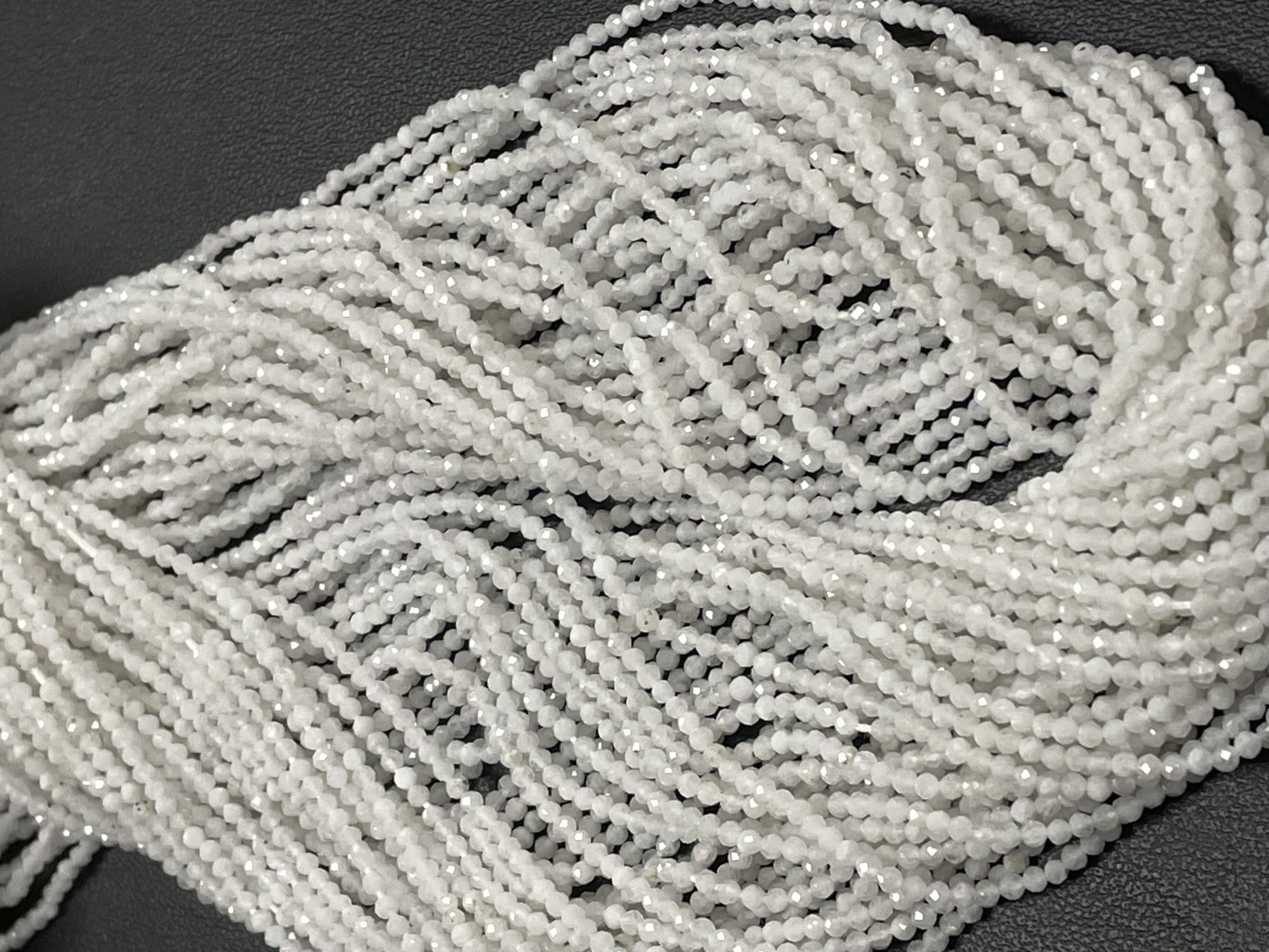 Rainbow Moonstone Rondelle Faceted