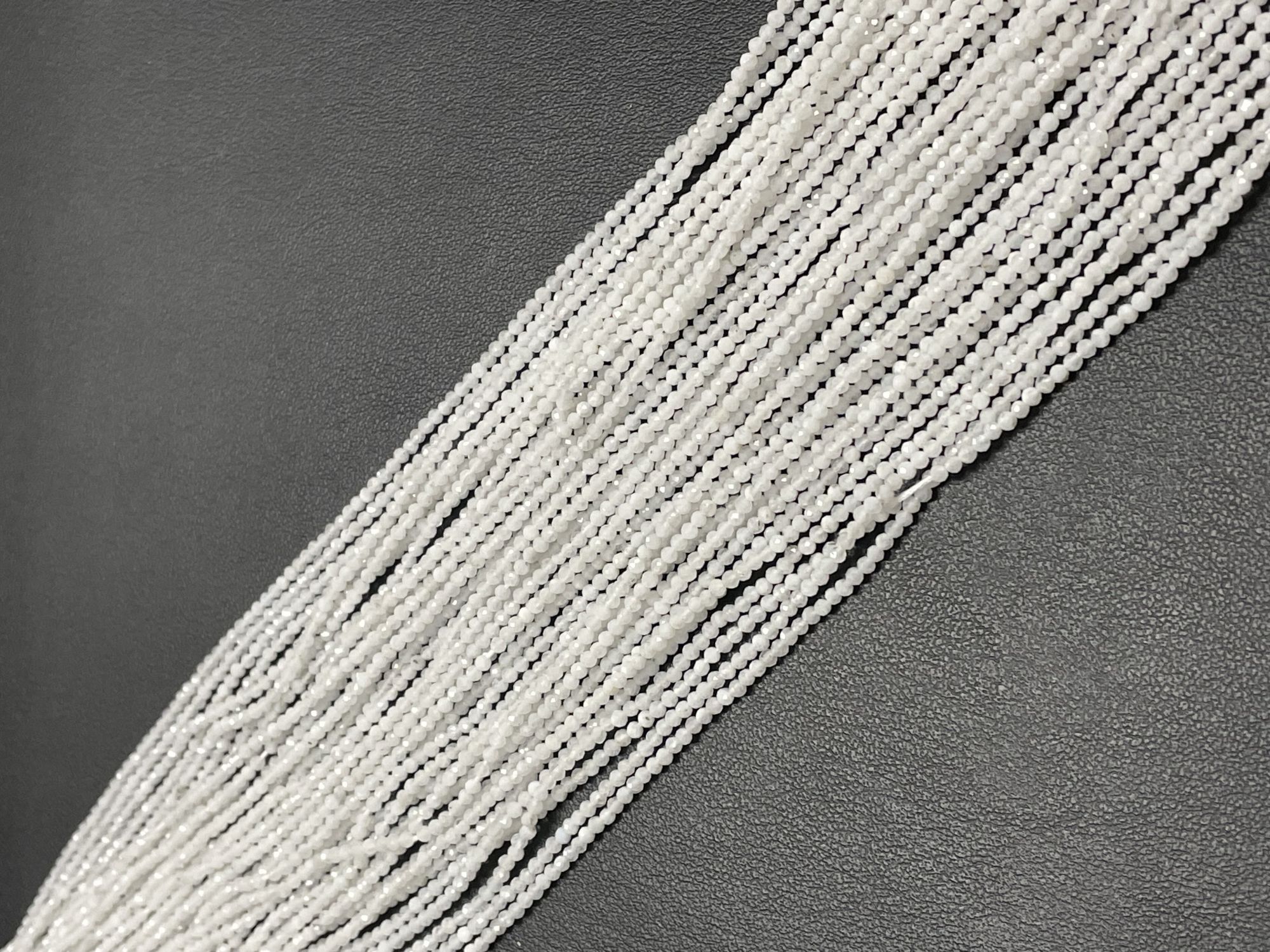 Rainbow Moonstone Rondelle Faceted