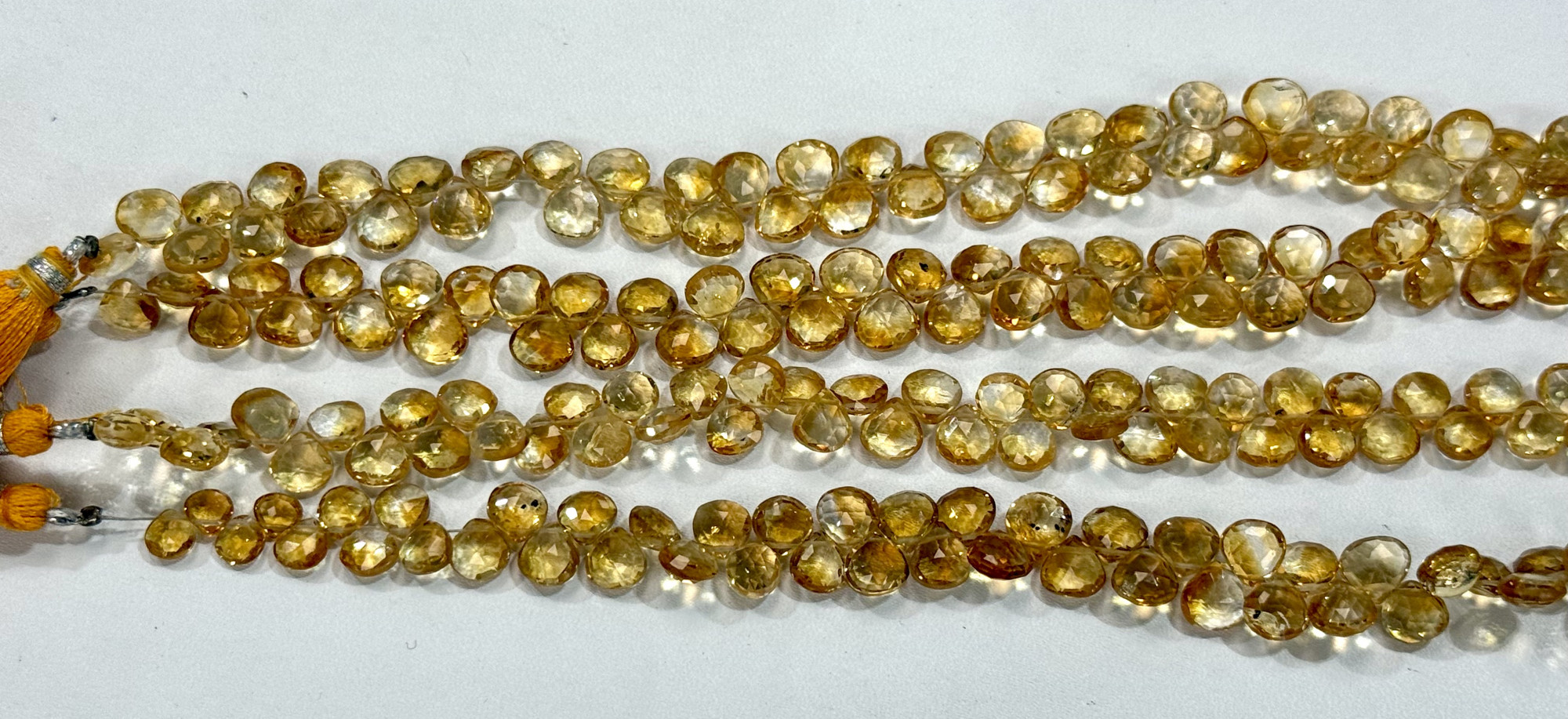 Citrine Heart Faceted