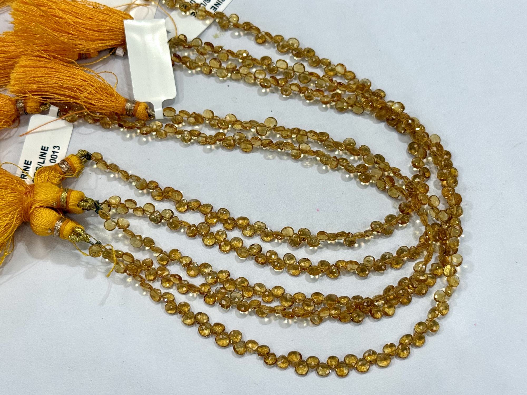 Citrine Heart Faceted
