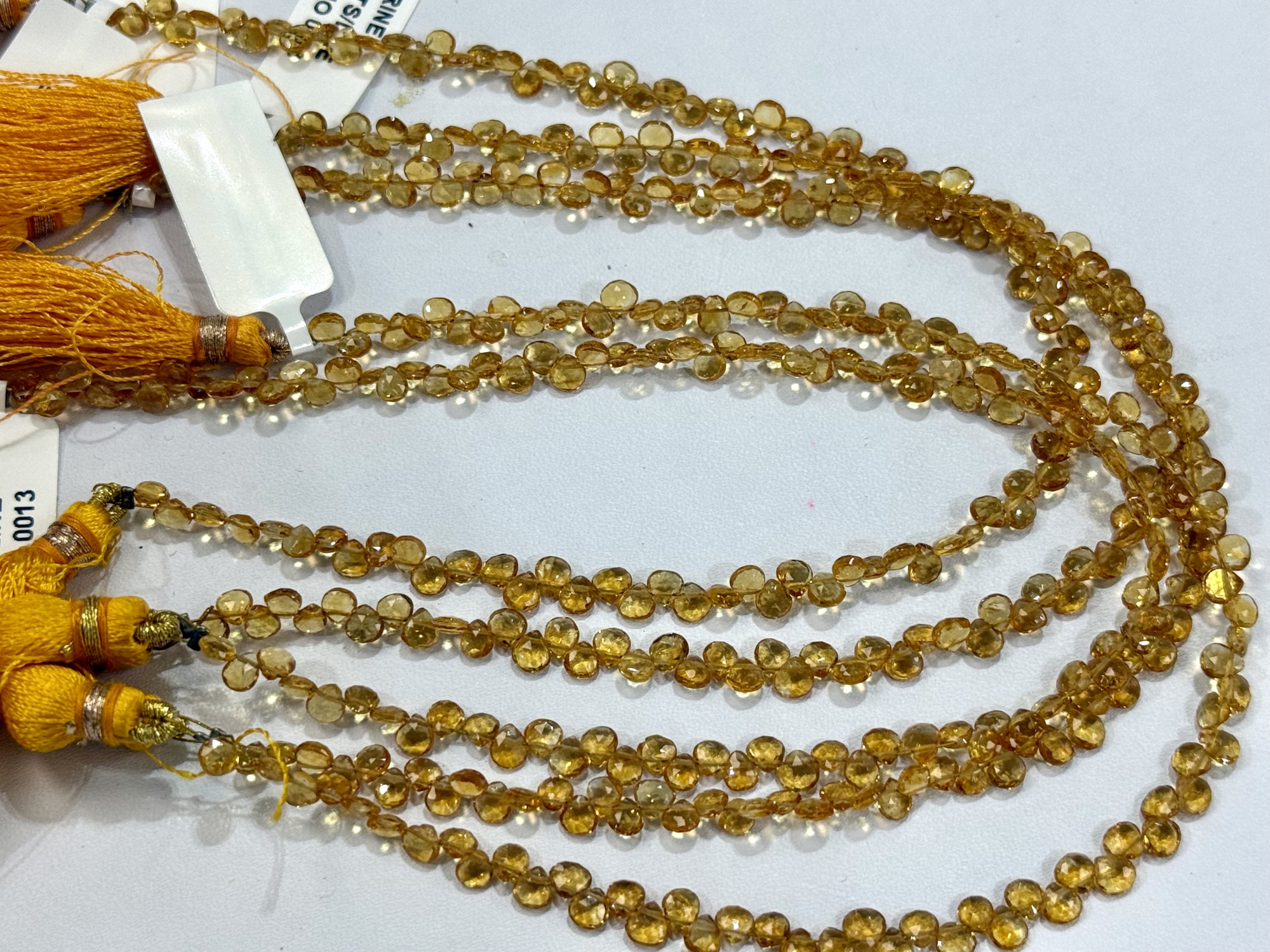 Citrine Heart Faceted