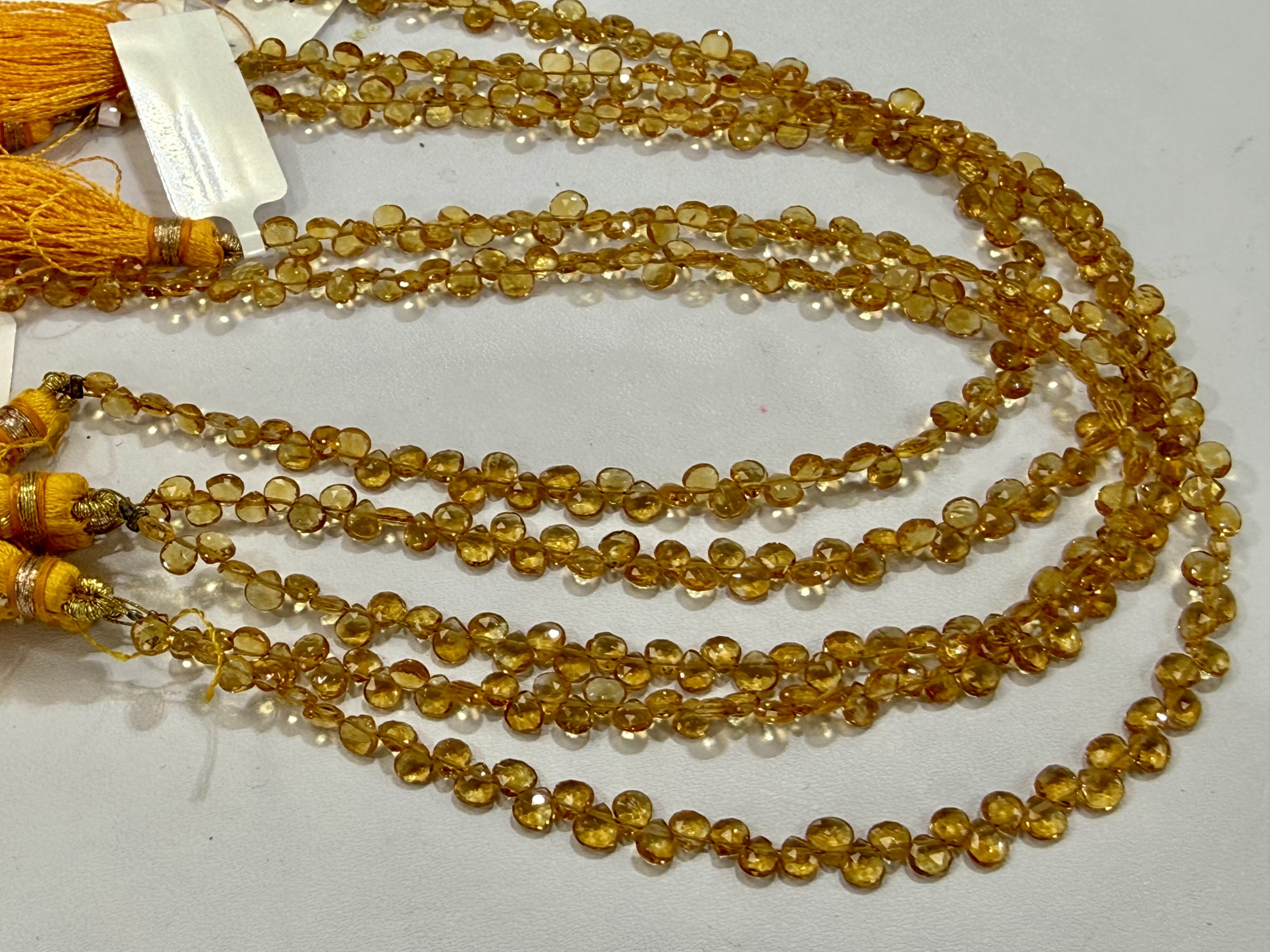 Citrine Heart Faceted