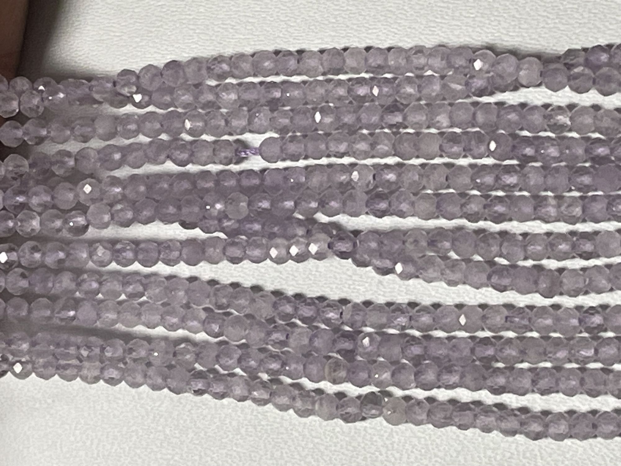 Scorolite Rondelle Faceted