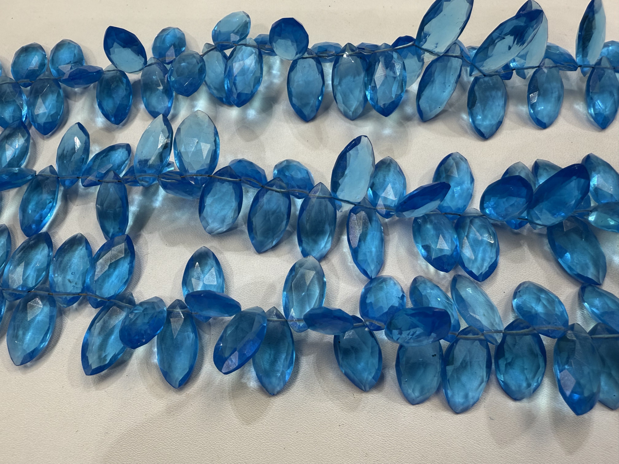 Hydro Quartz Marquise Faceted