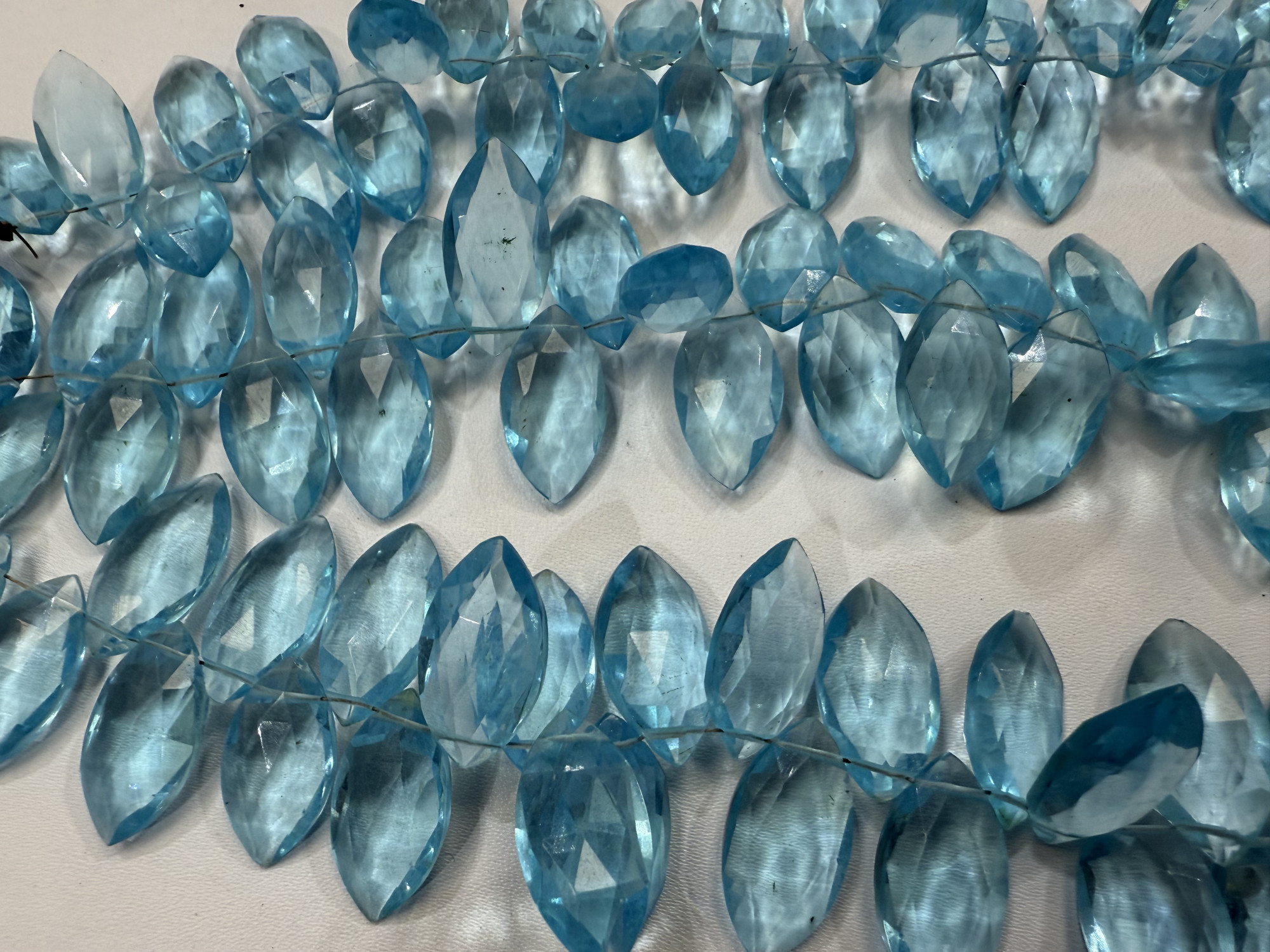 Hydro Quartz Marquise Faceted