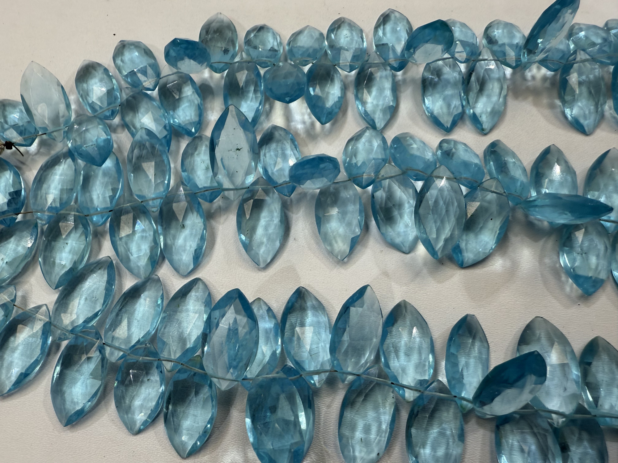 Hydro Quartz Marquise Faceted