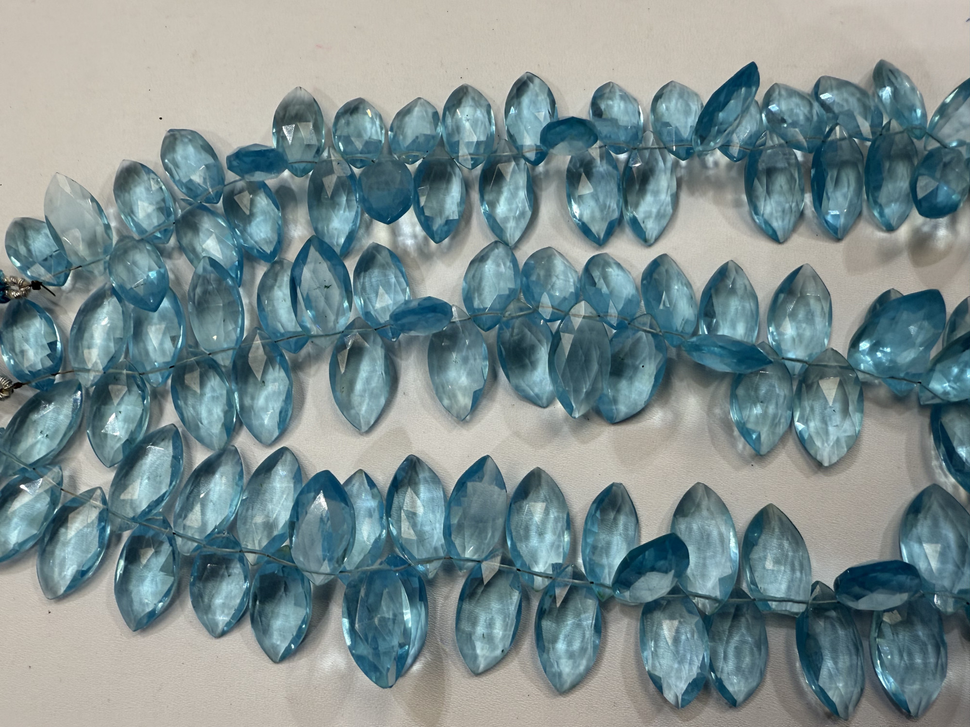 Hydro Quartz Marquise Faceted