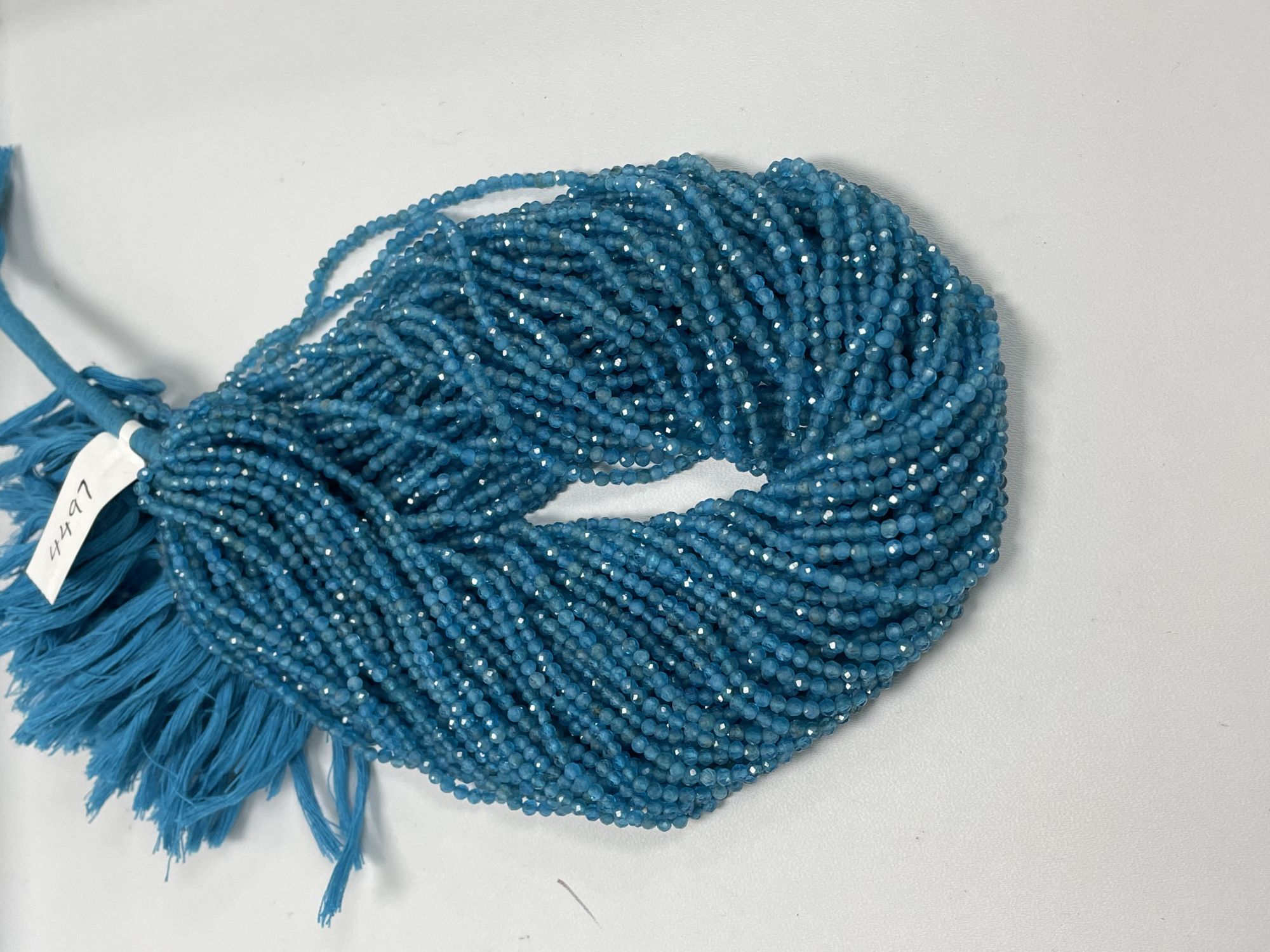 Neon Apatite Rondelle Faceted