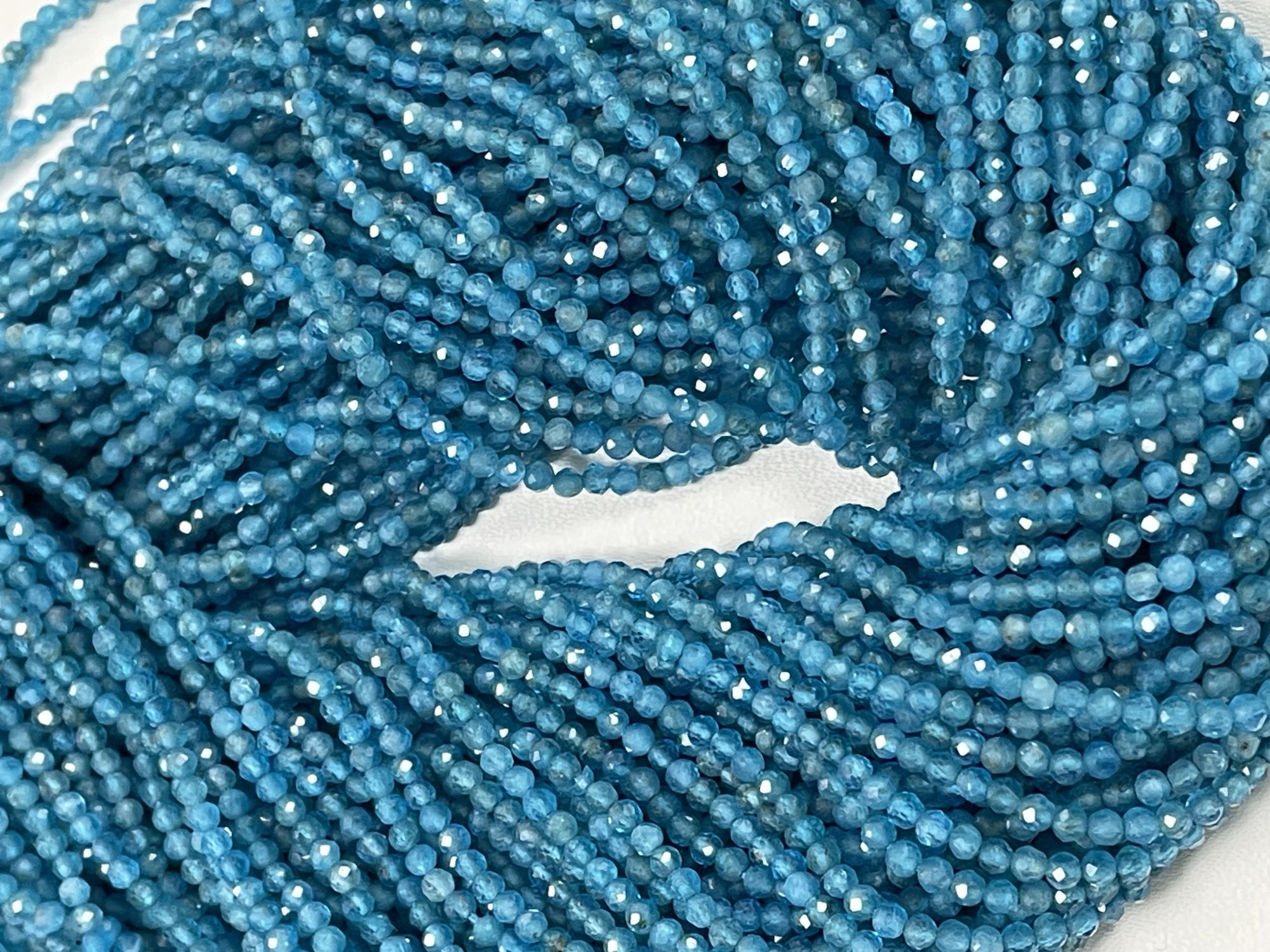 Neon Apatite Rondelle Faceted