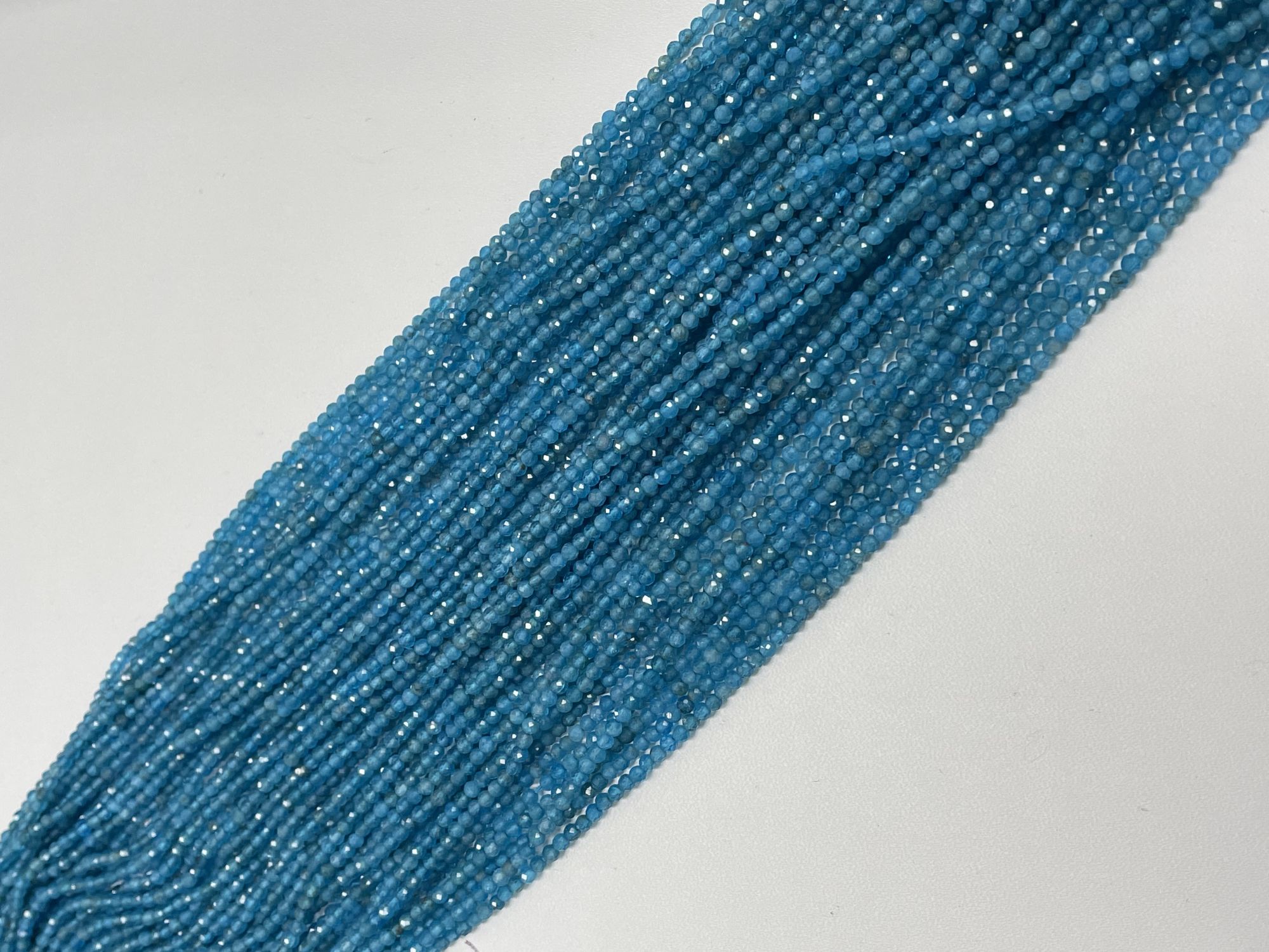 Neon Apatite Rondelle Faceted