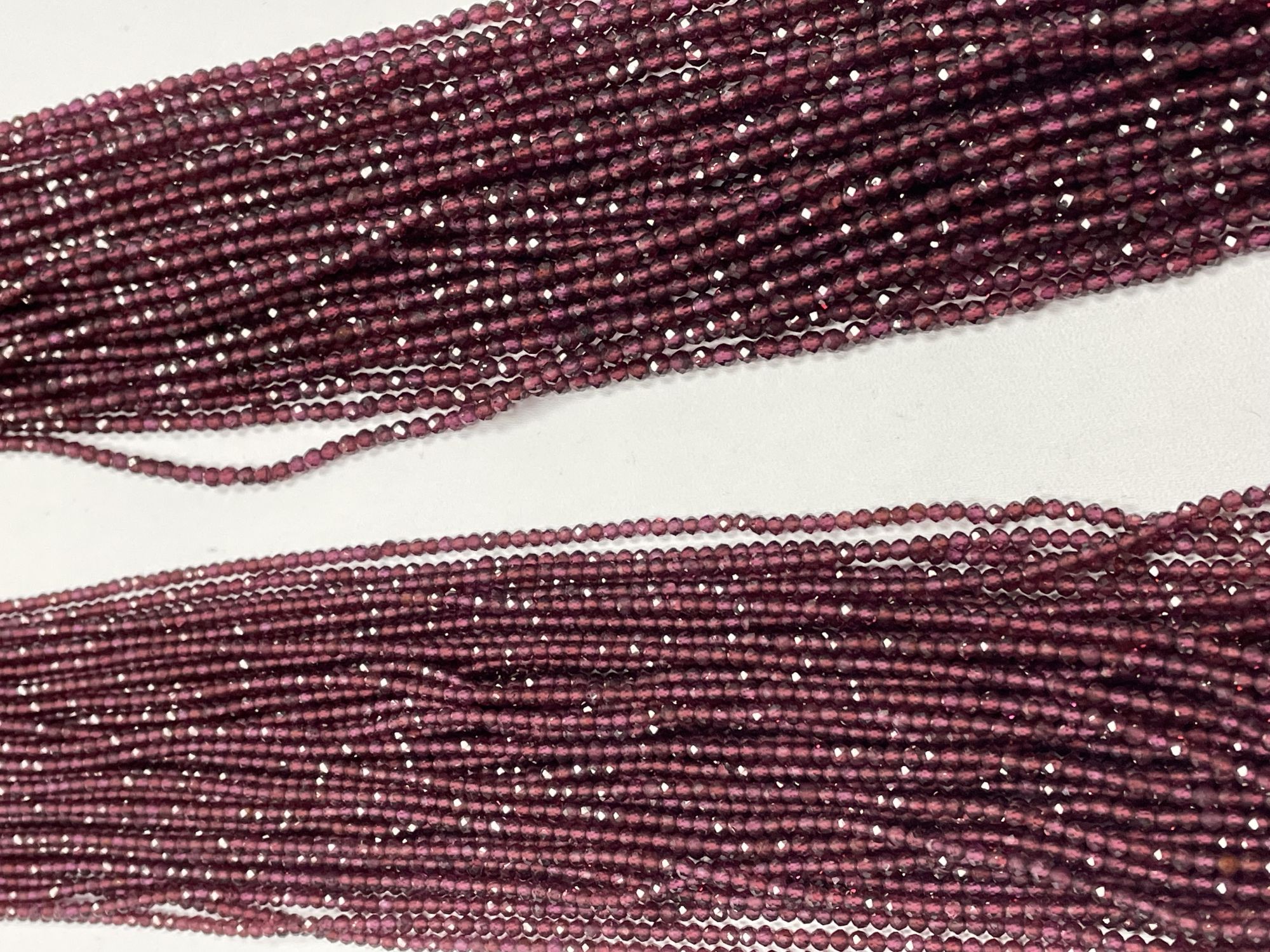 Rhodolite Garnet Rondelle Faceted