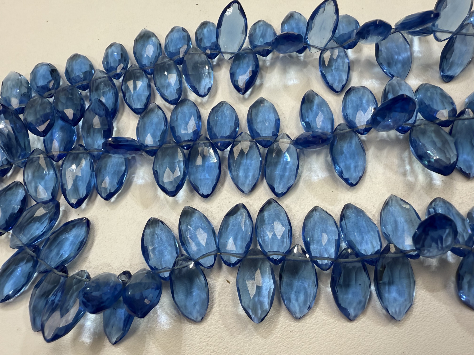 Hydro Quartz Marquise Faceted