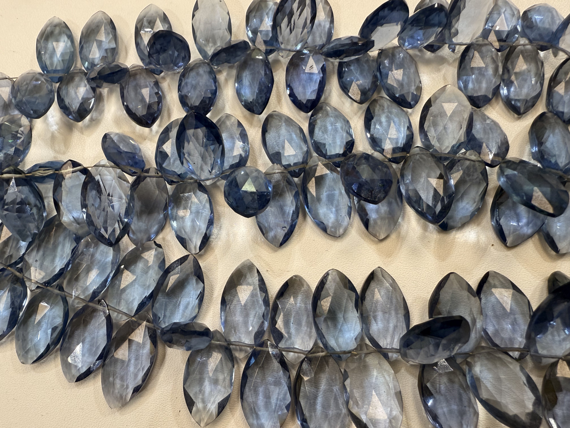 Hydro Quartz Marquise Faceted