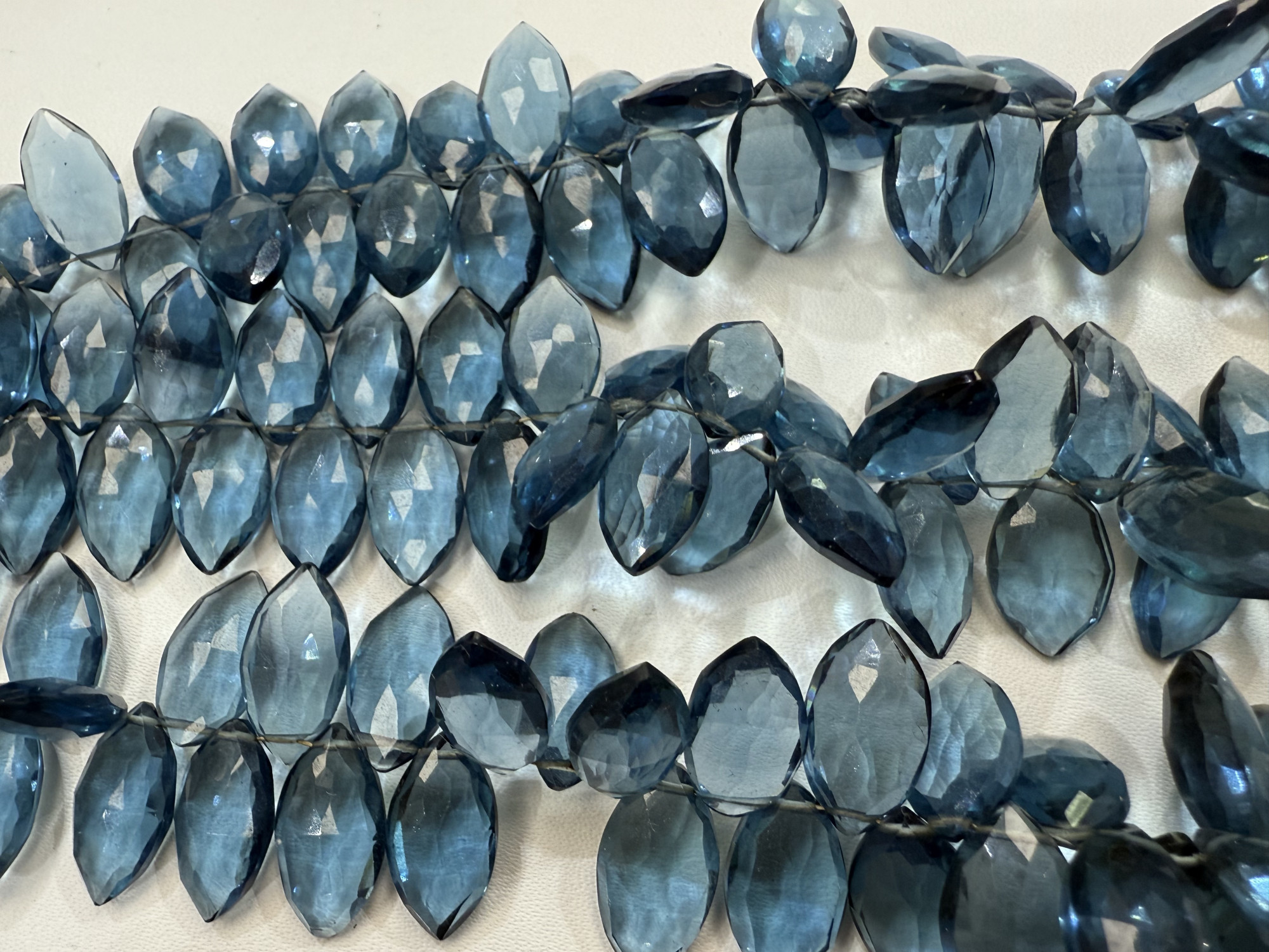 Hydro Quartz Marquise Faceted