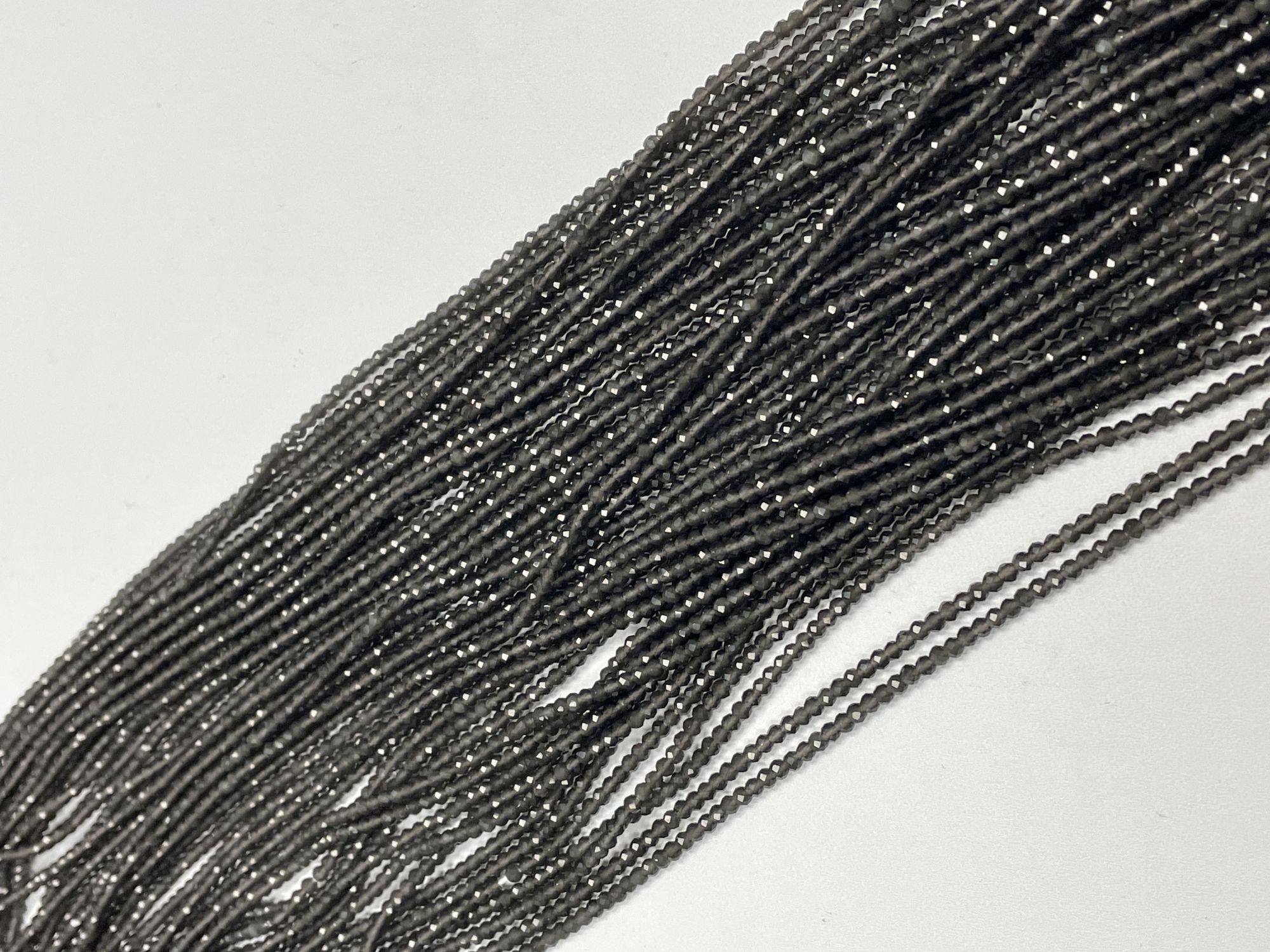 Cats Eye Rondelle Faceted