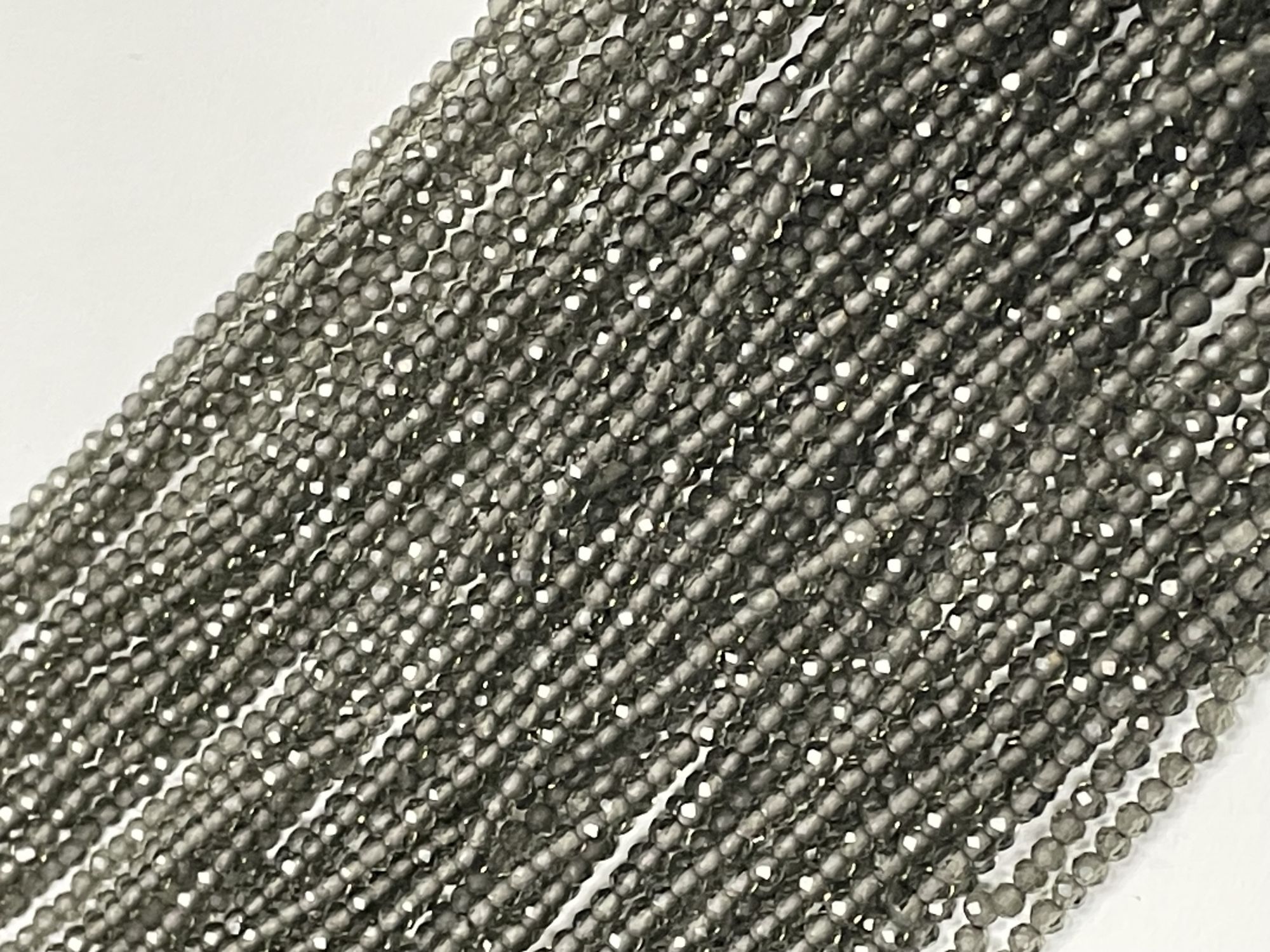 Smoky Quartz Rondelle Faceted