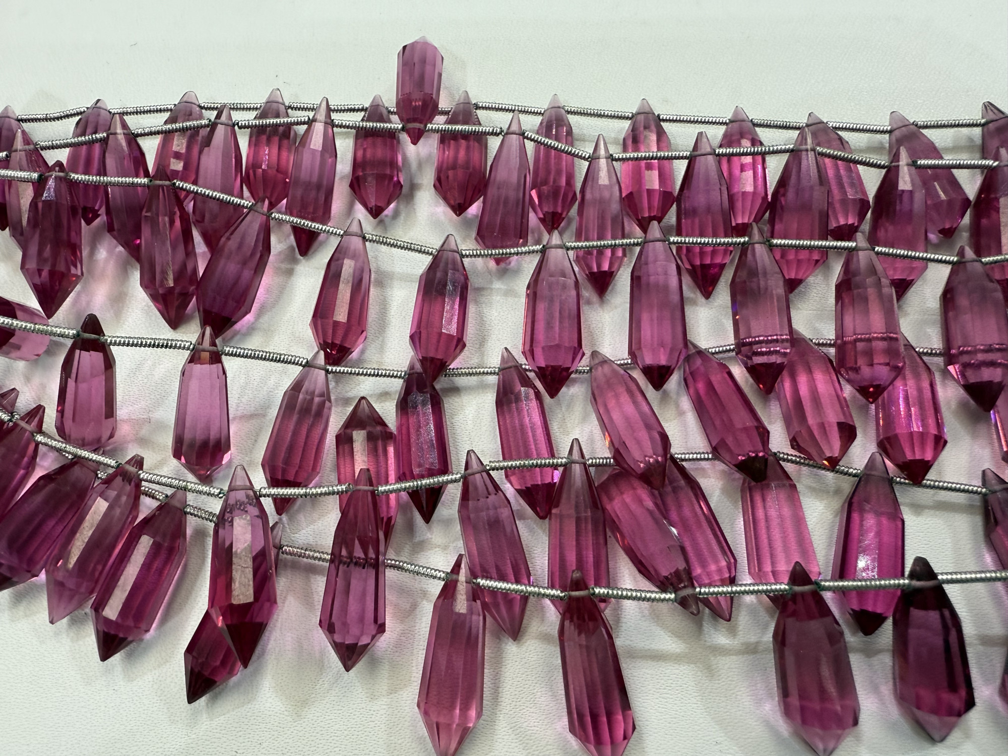 Hydro Quartz Pointy Drop Faceted