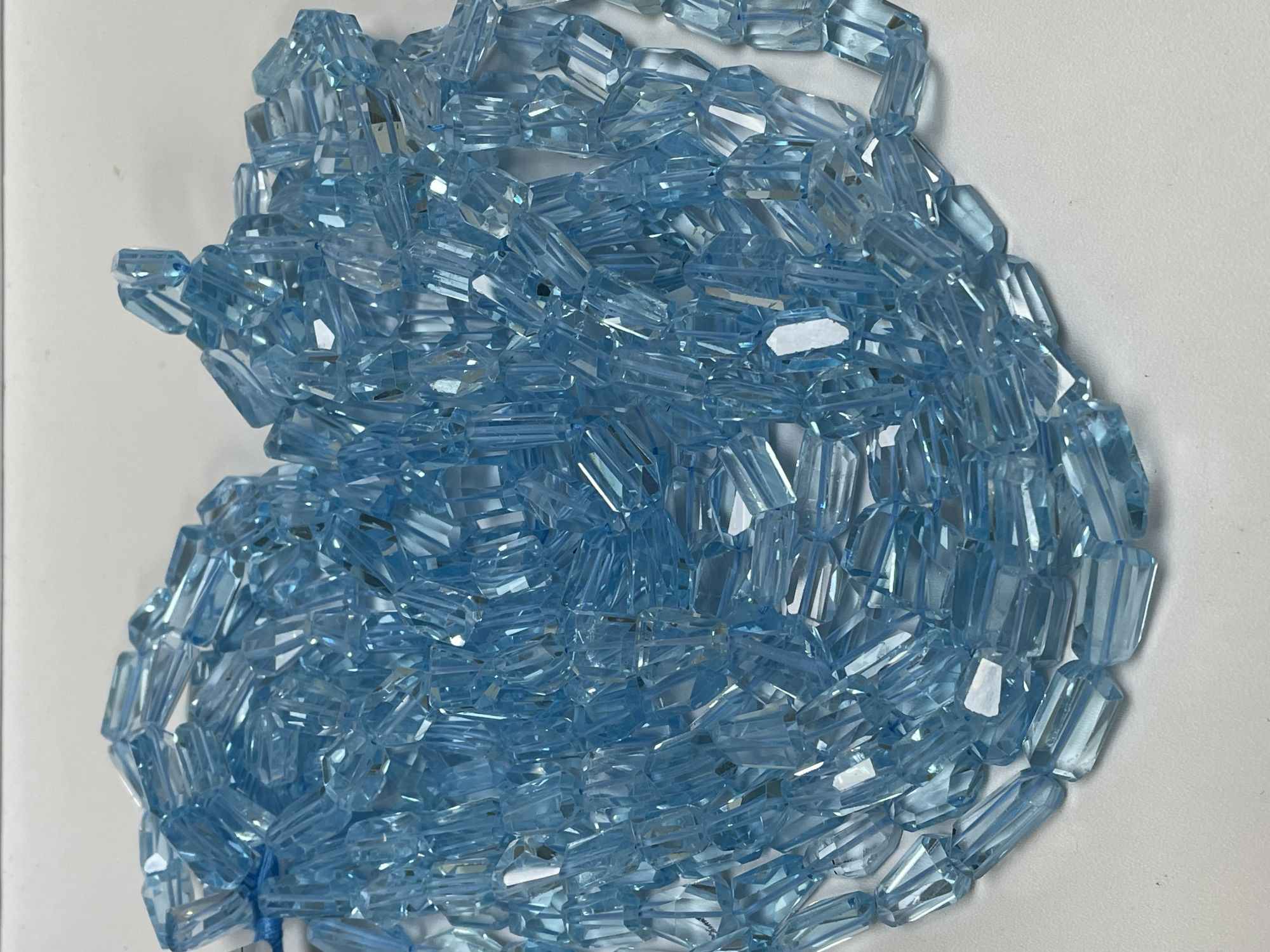 Swiss Blue Topaz Nugget Faceted