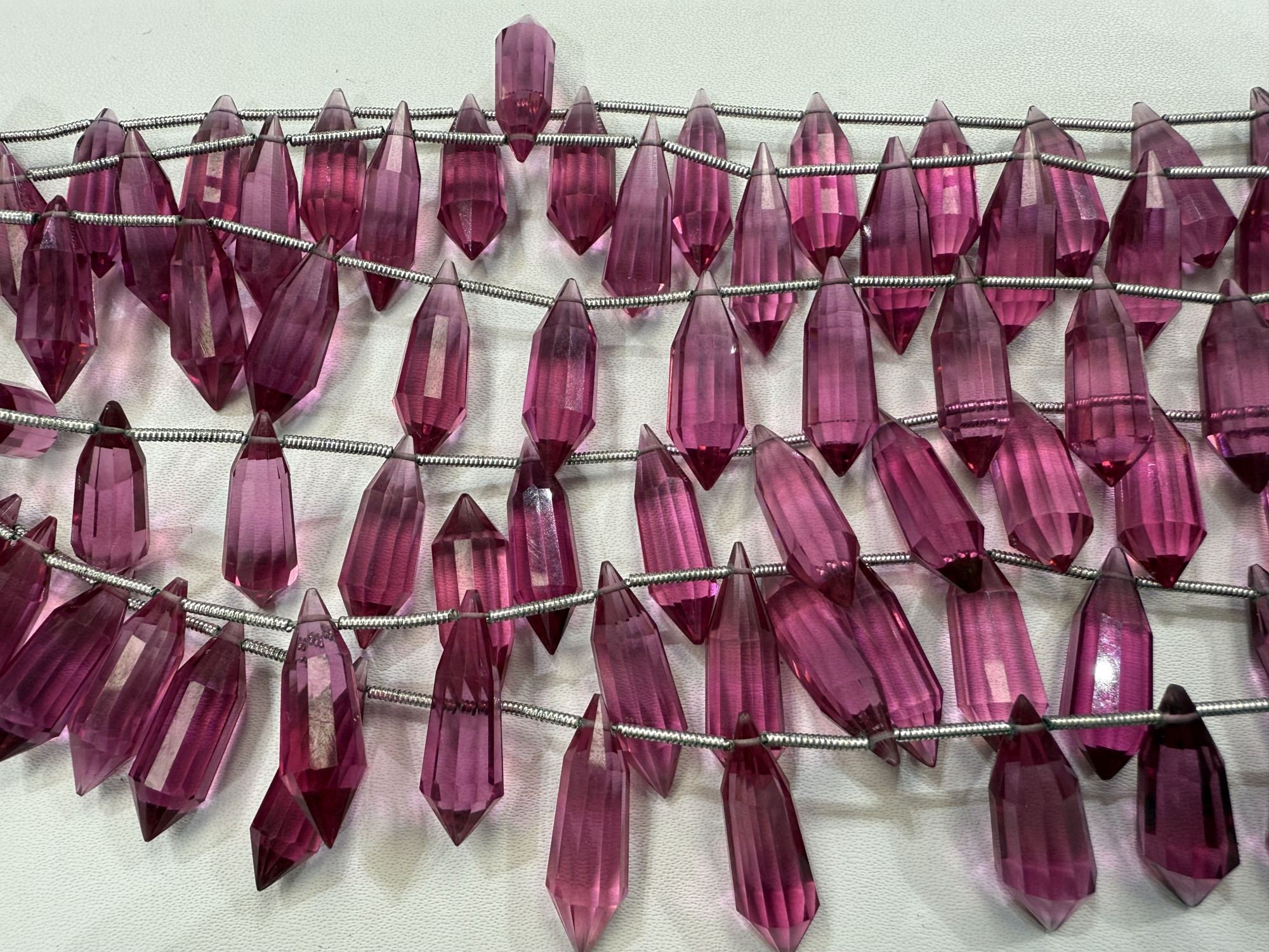 Hydro Quartz Pointy Drop Faceted