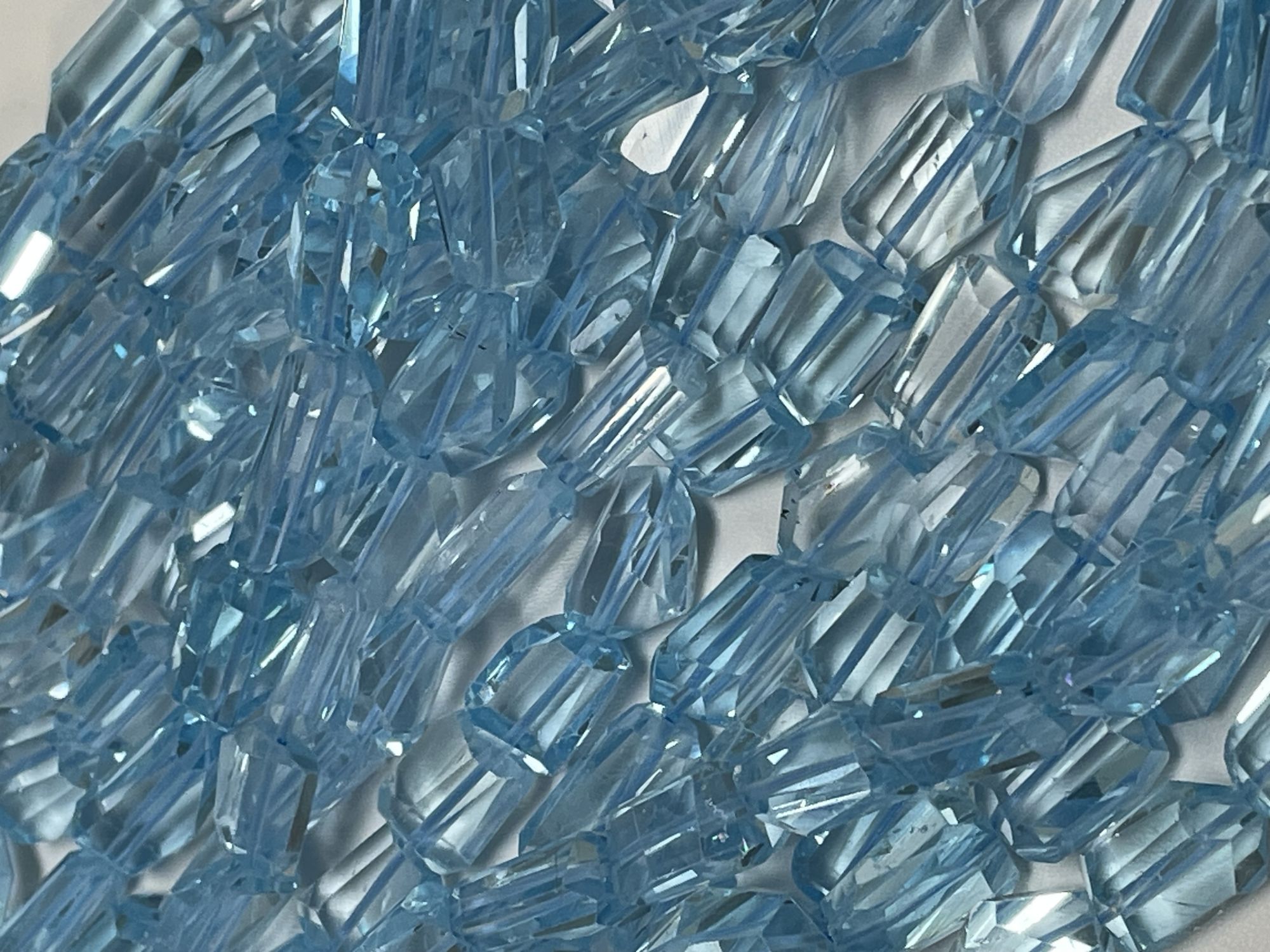 Swiss Blue Topaz Nugget Faceted