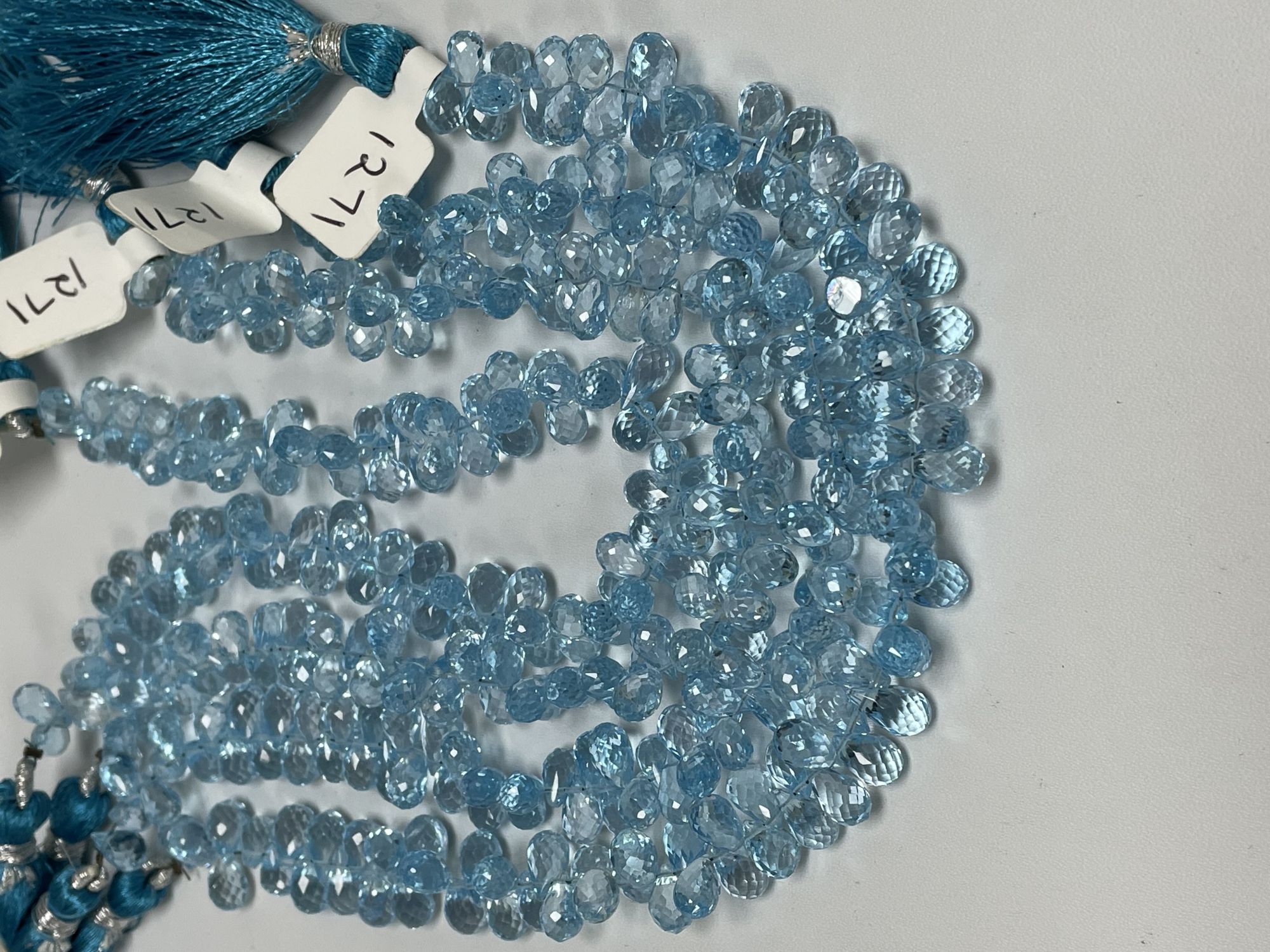 Sky Blue Topaz Drop Faceted