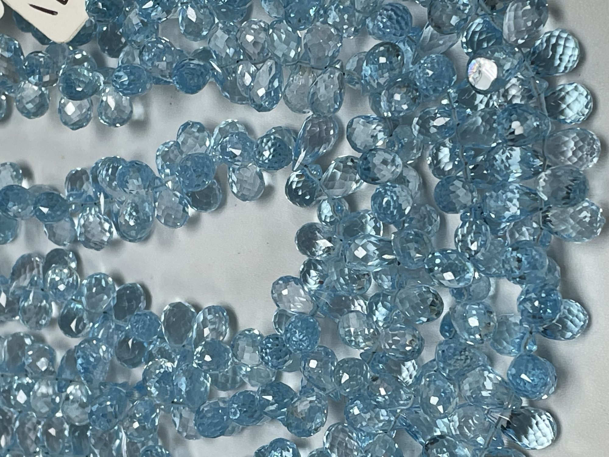 Sky Blue Topaz Drop Faceted
