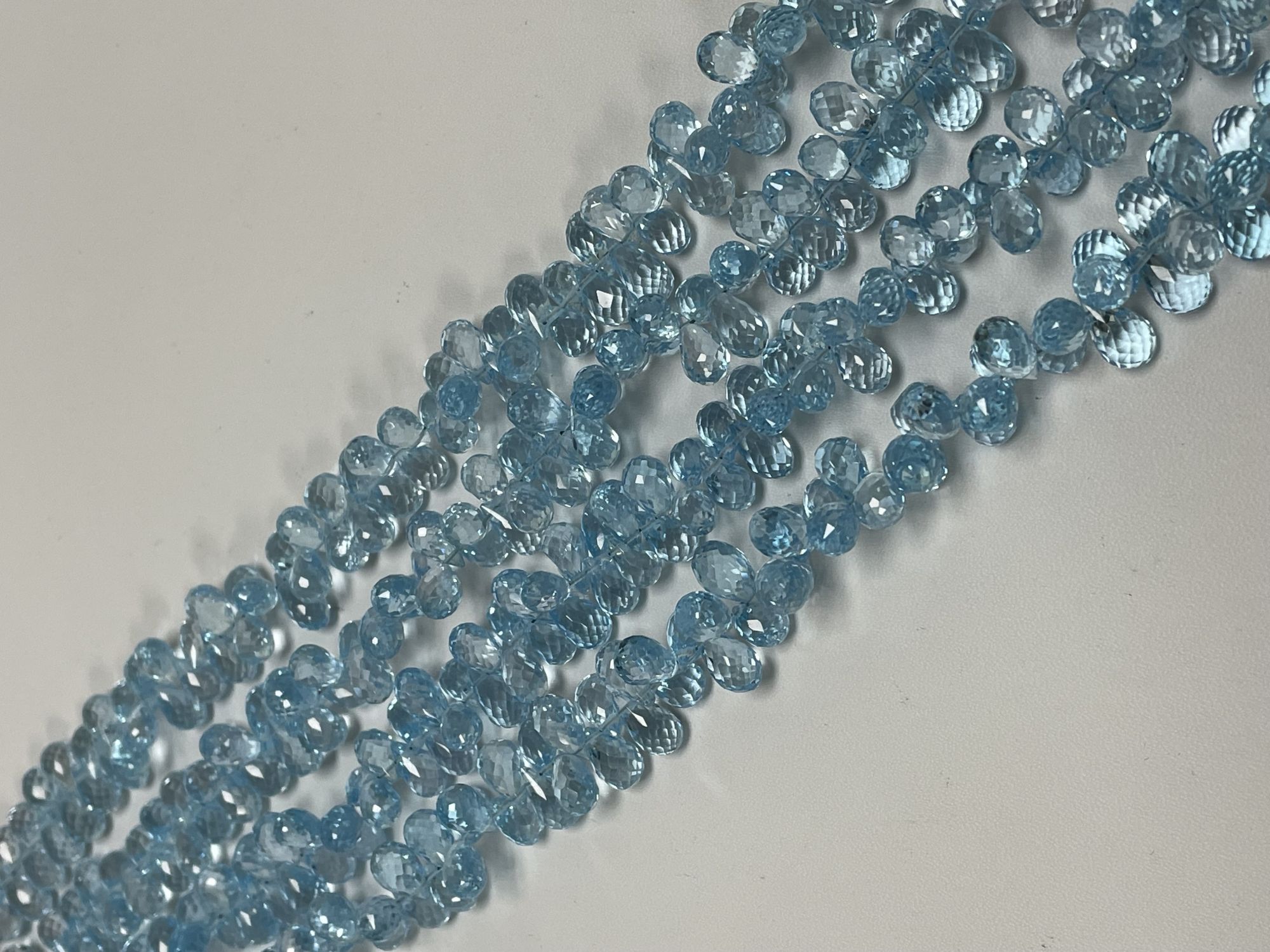 Sky Blue Topaz Drop Faceted