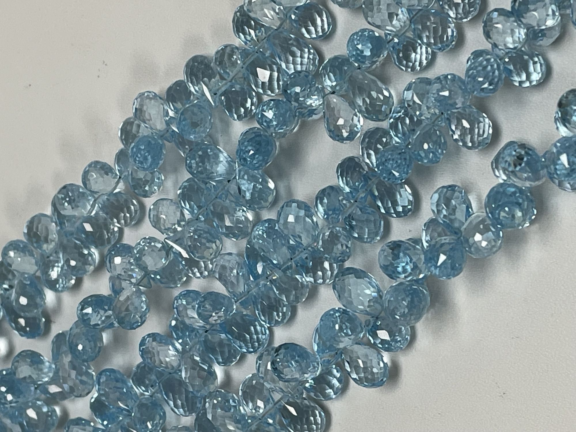 Sky Blue Topaz Drop Faceted