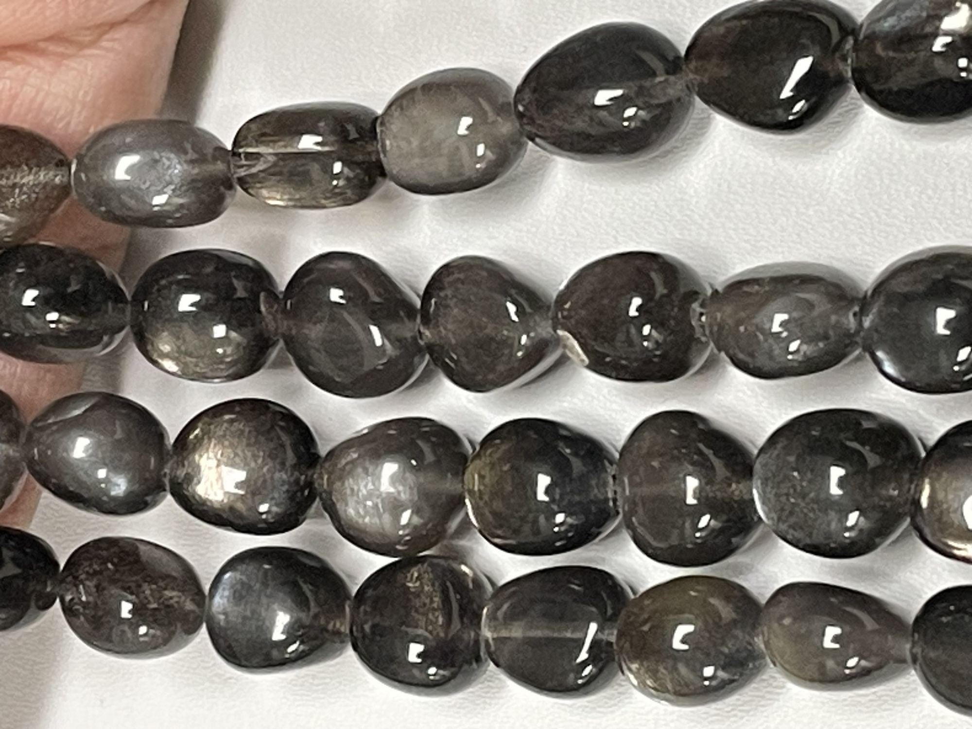 Moonstone Gold Shine Nugget Smooth