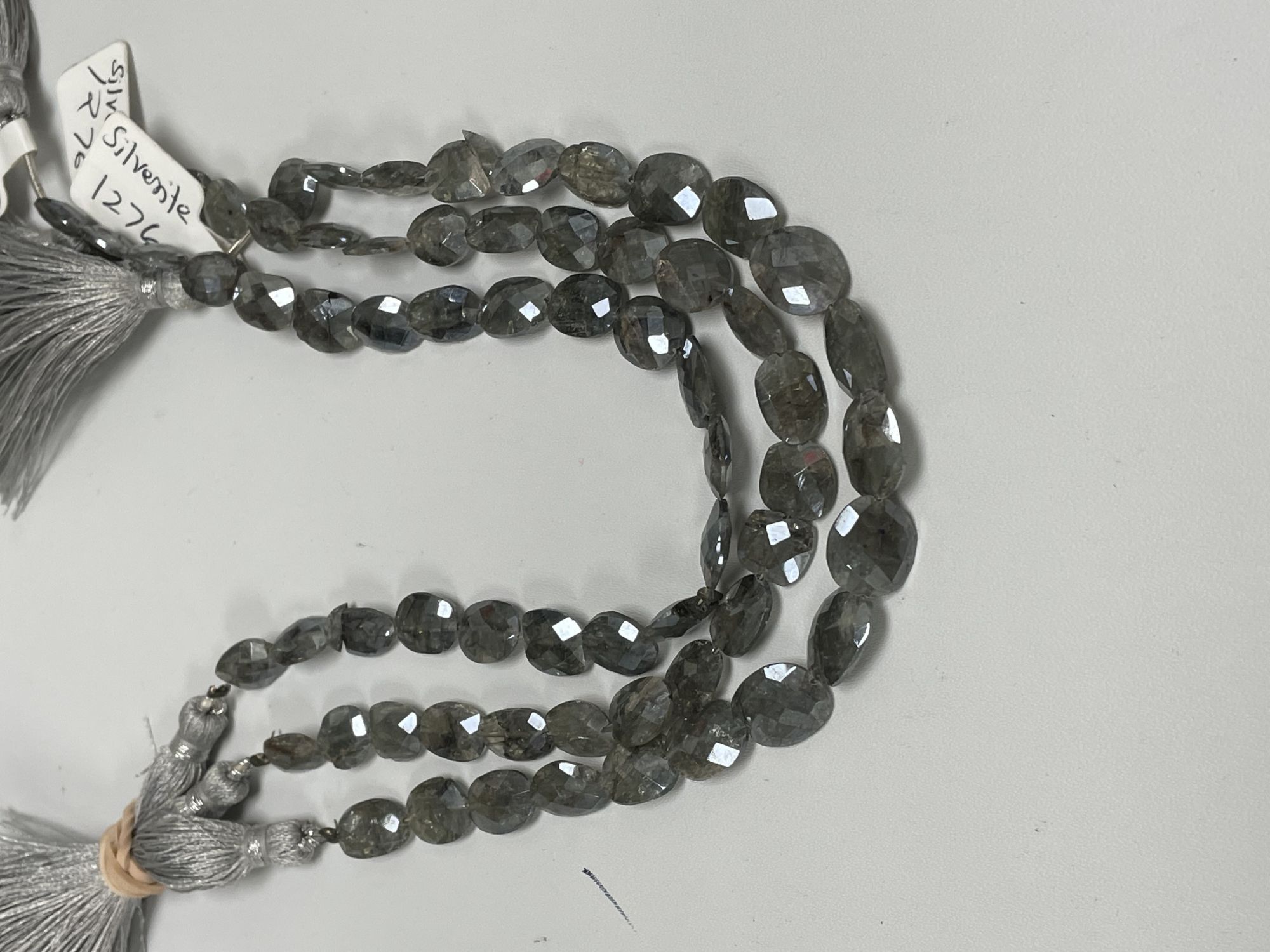 Grey Silverite Nugget Faceted
