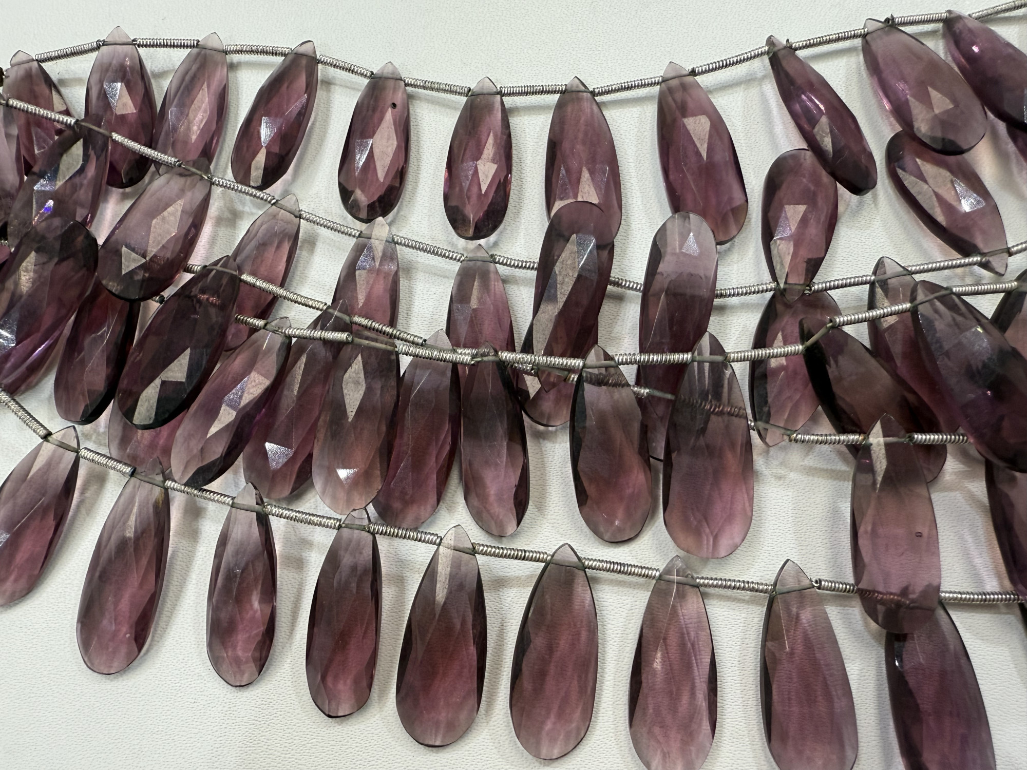 Hydro Quartz Long Pear Faceted