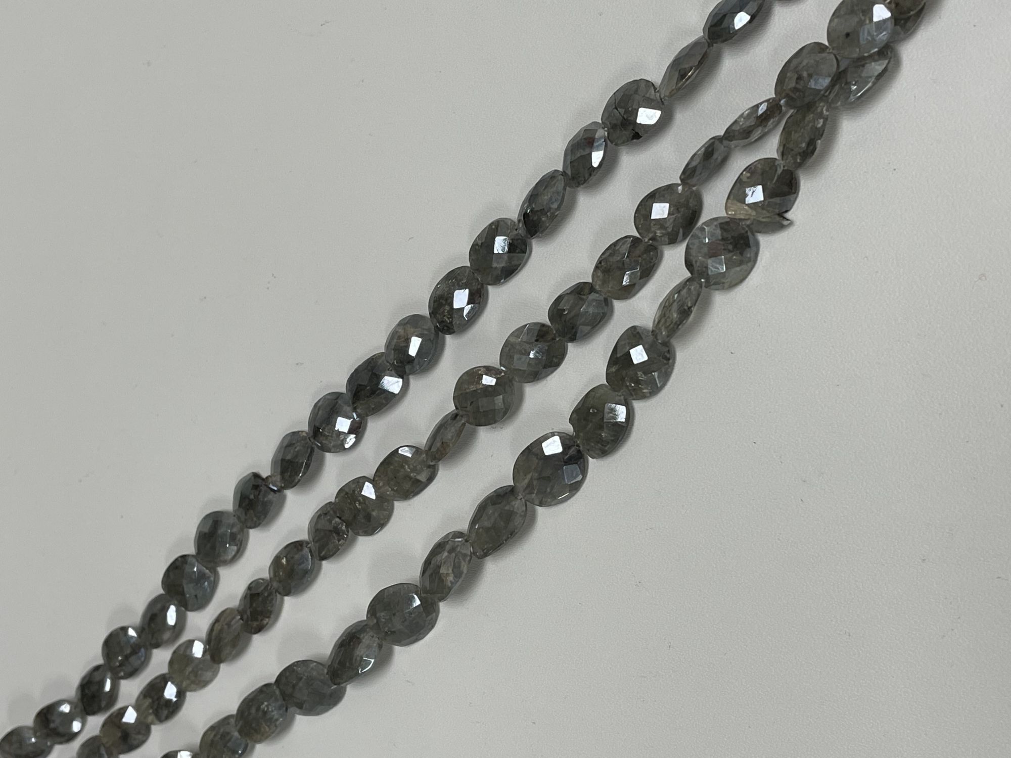 Grey Silverite Nugget Faceted