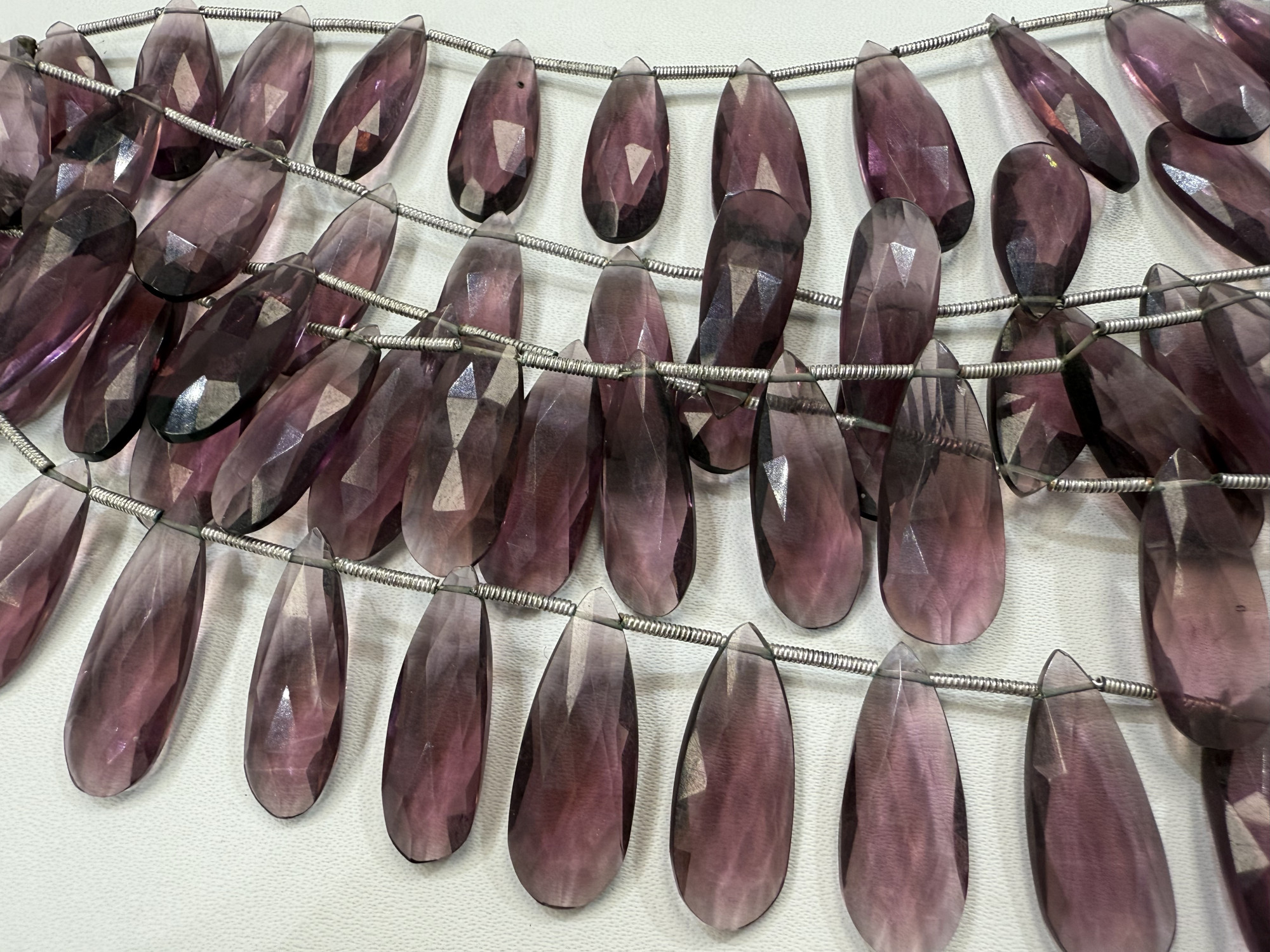 Hydro Quartz Long Pear Faceted