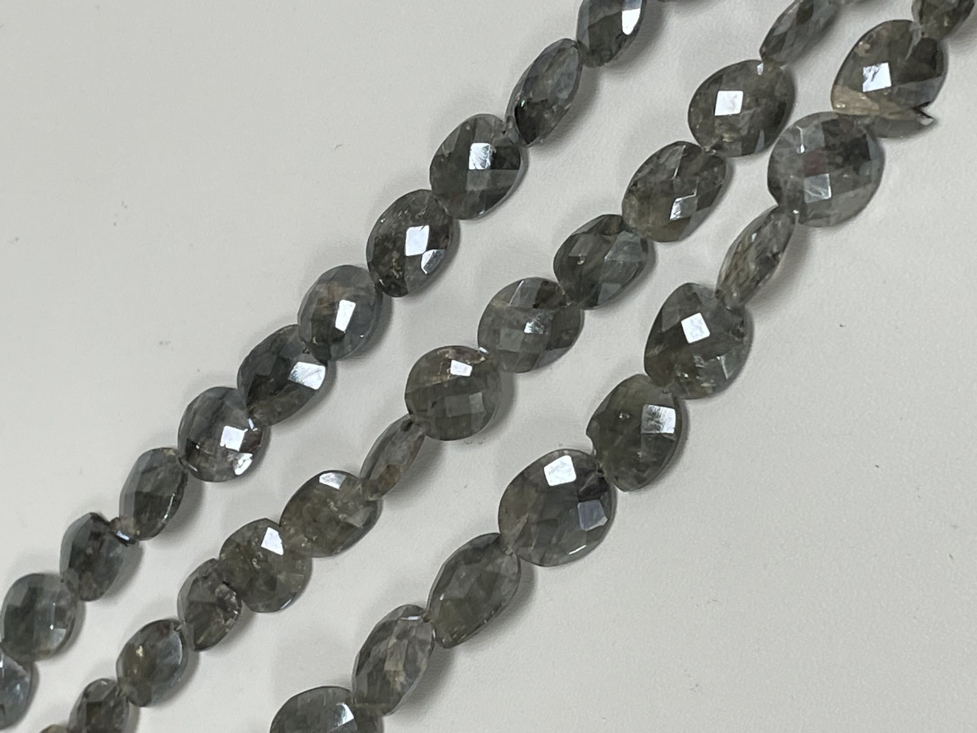 Grey Silverite Nugget Faceted