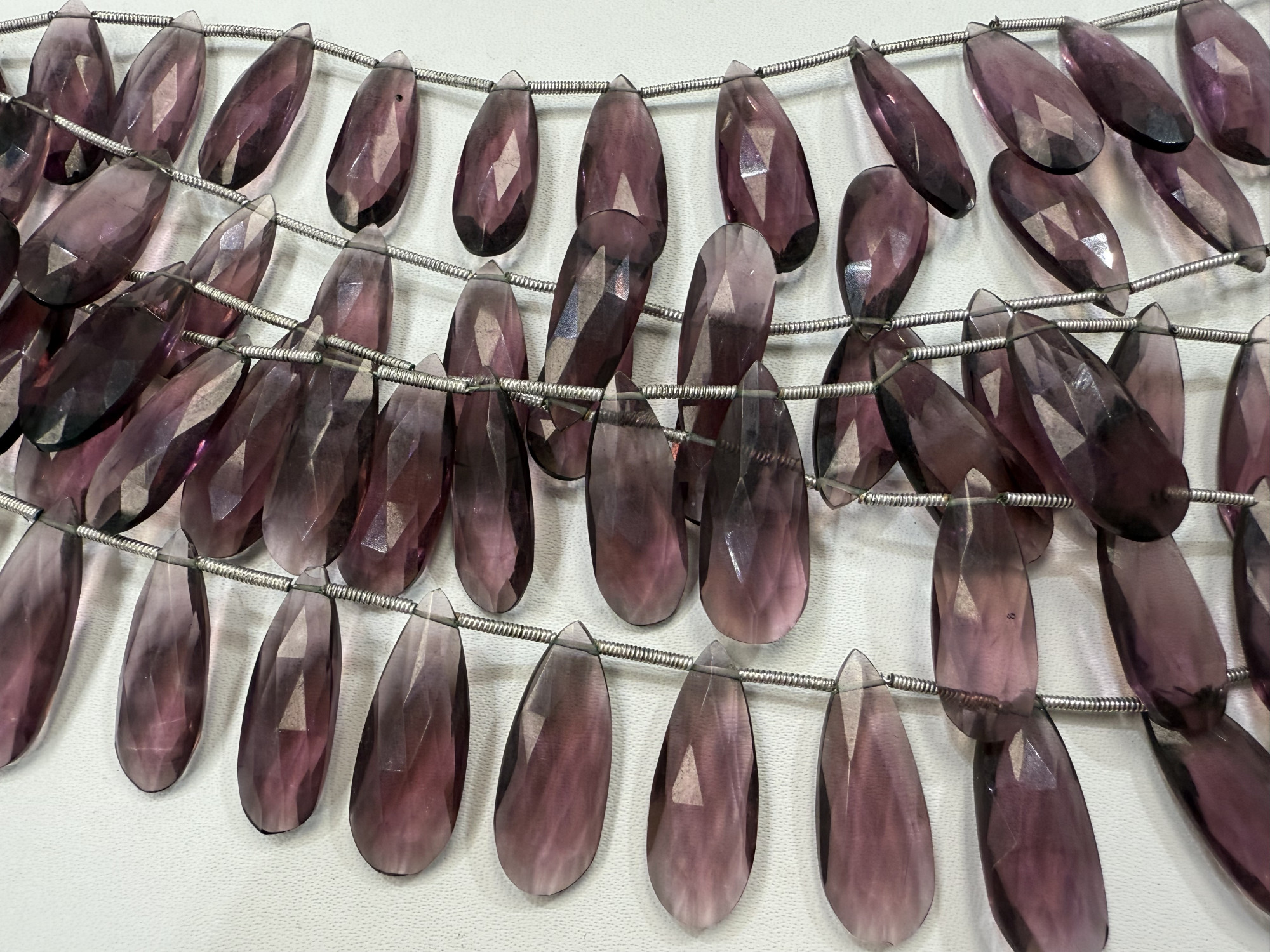 Hydro Quartz Long Pear Faceted