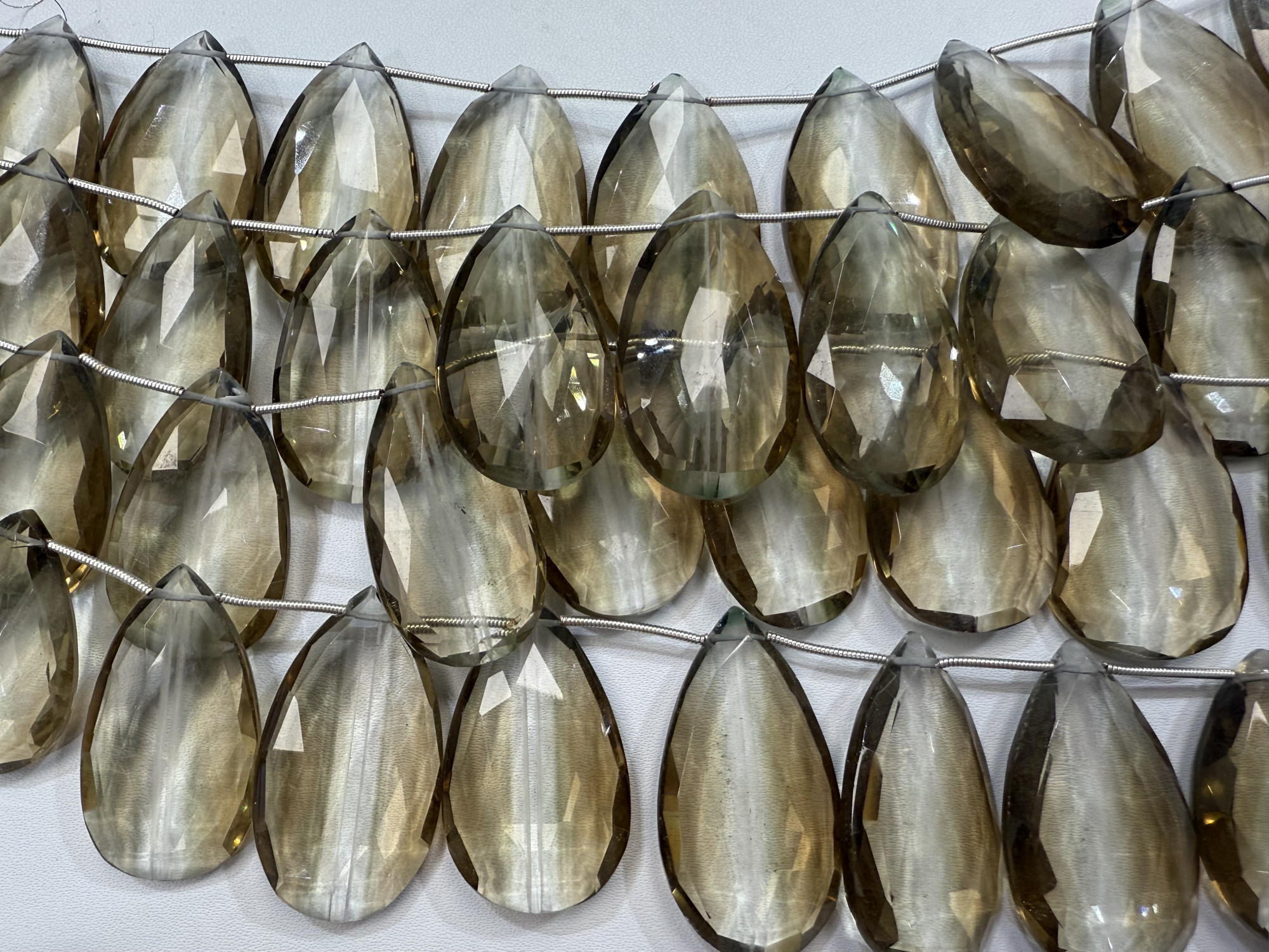 Hydro Quartz Long Pear Faceted