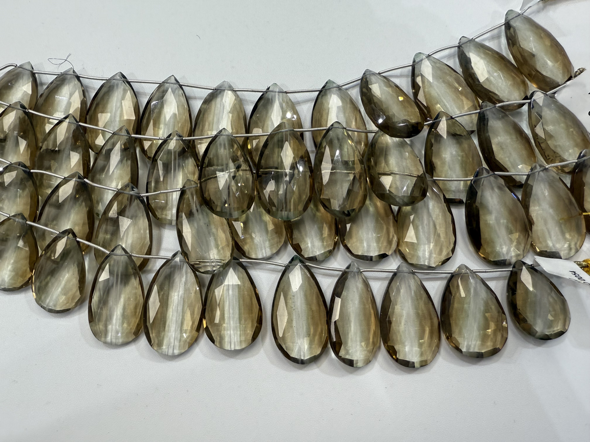 Hydro Quartz Long Pear Faceted