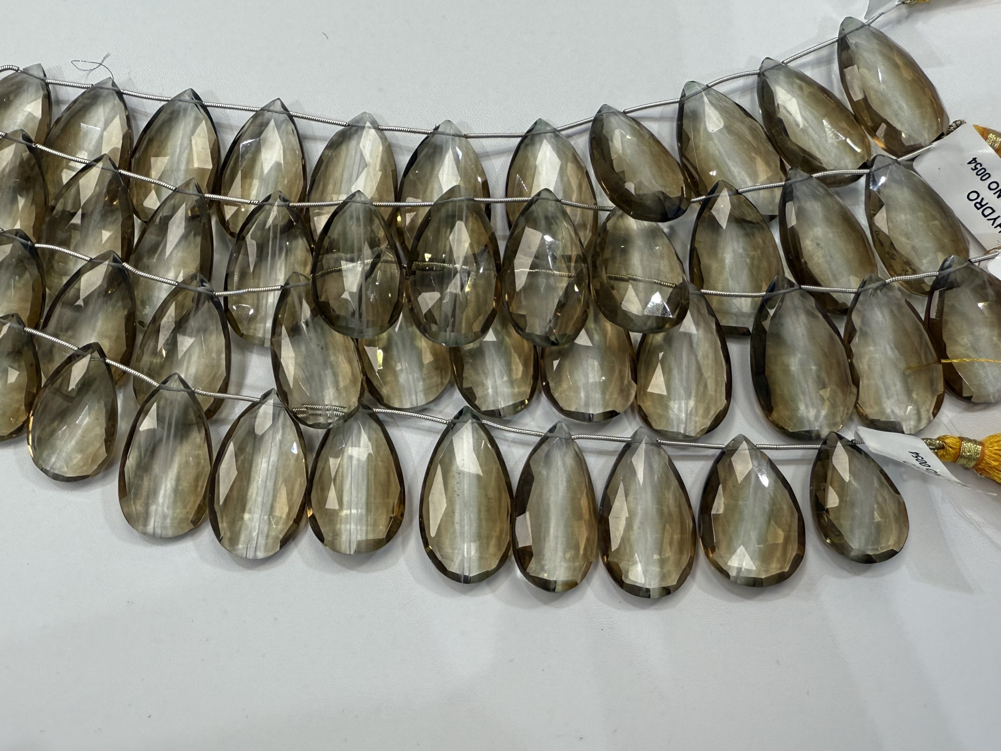 Hydro Quartz Long Pear Faceted
