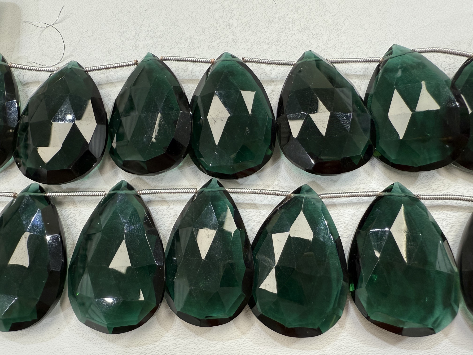 Hydro Quartz Long Pear Faceted