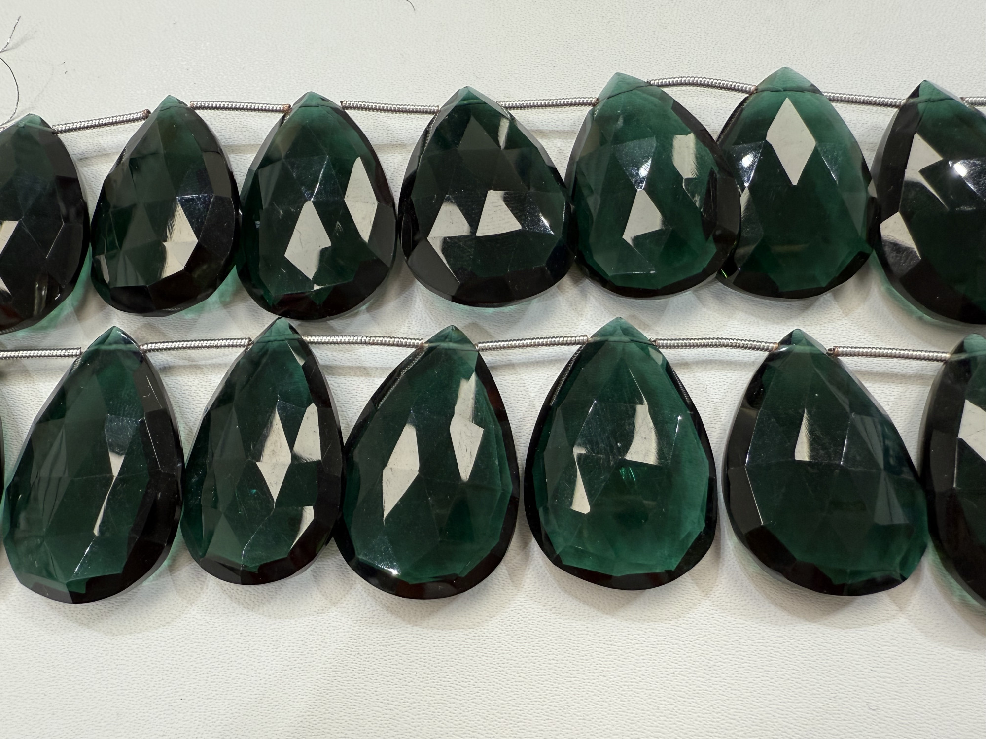 Hydro Quartz Long Pear Faceted