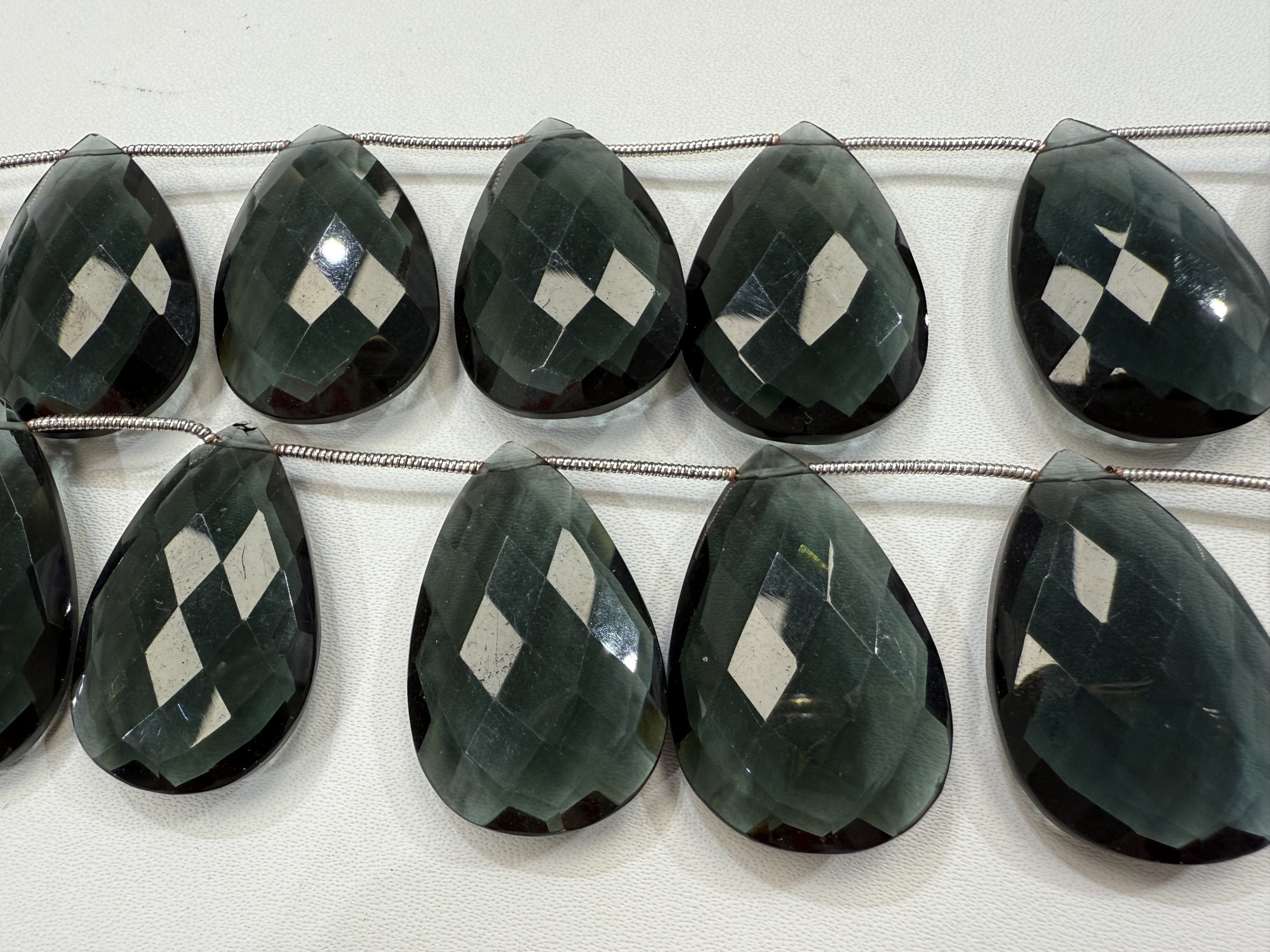 Hydro Quartz Long Pear Faceted