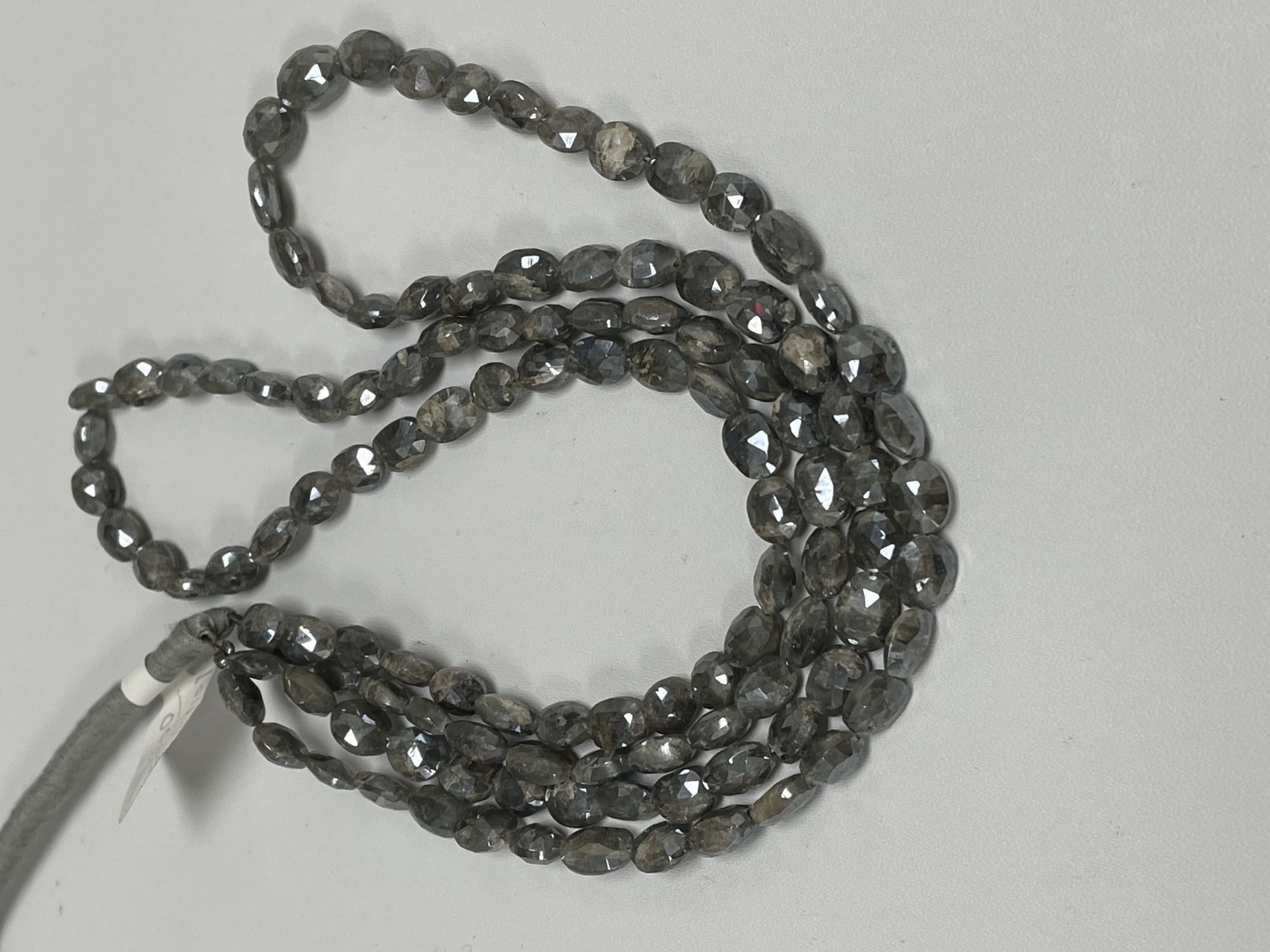 Grey Silverite Nugget Faceted