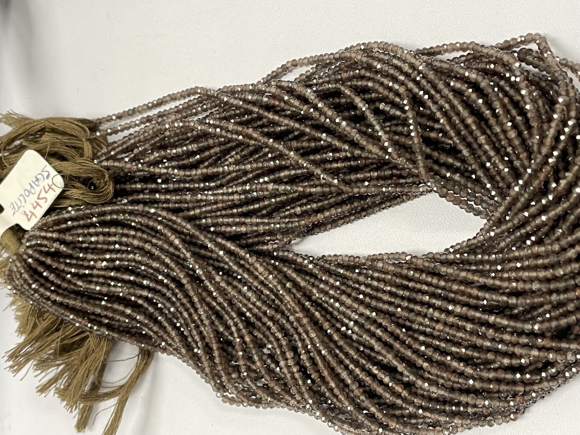 Scapolite Rondelle Faceted