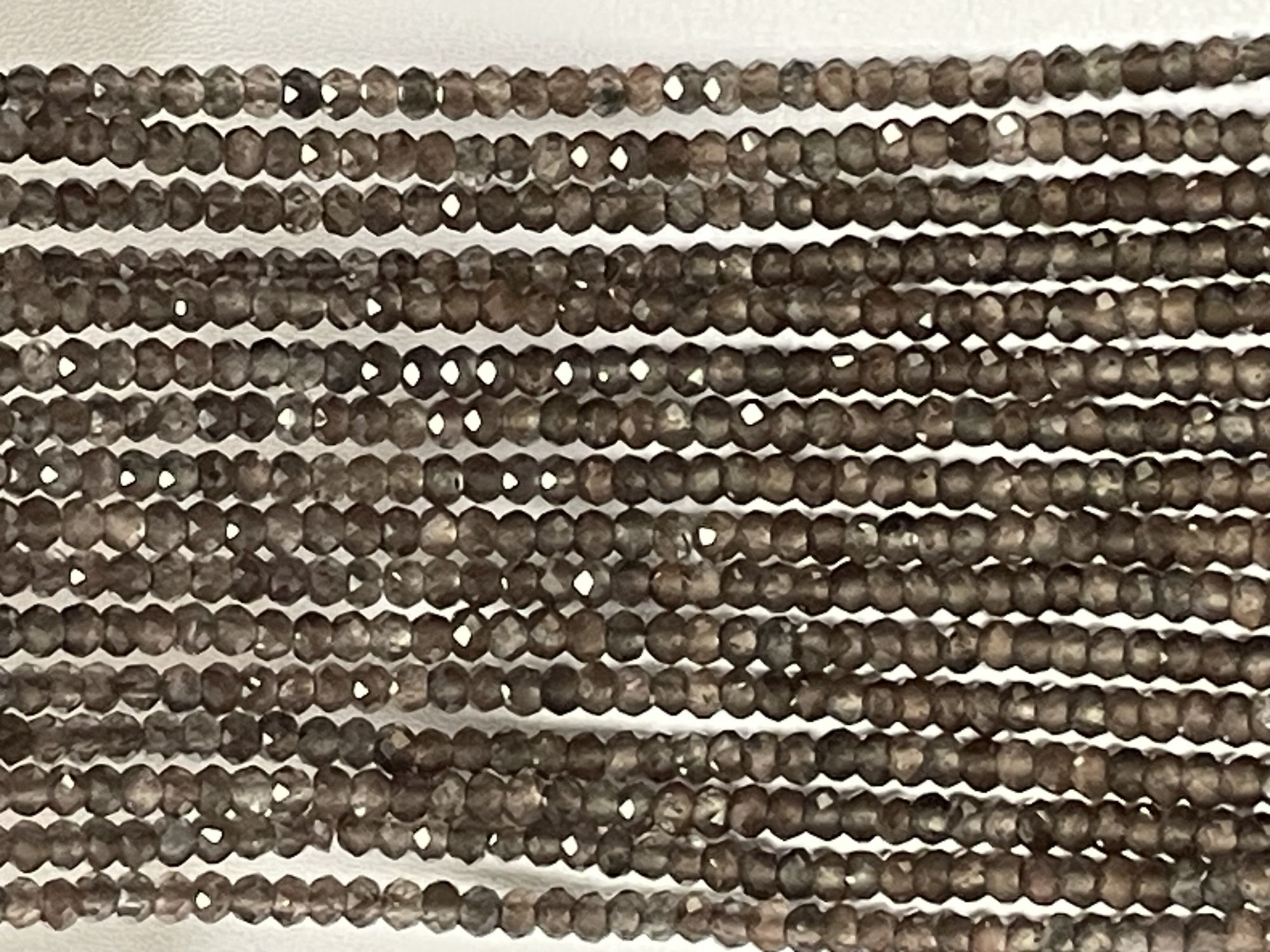 Scapolite Rondelle Faceted