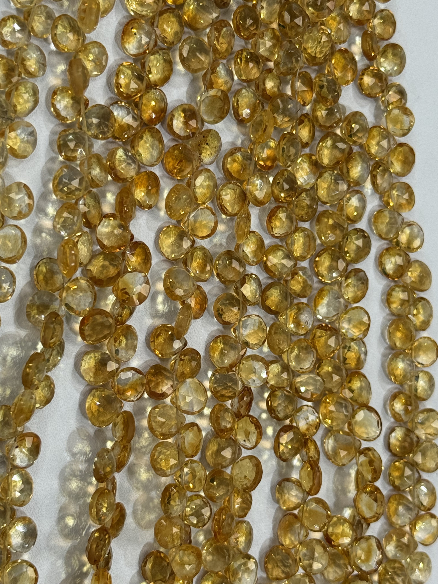 Citrine Heart Faceted