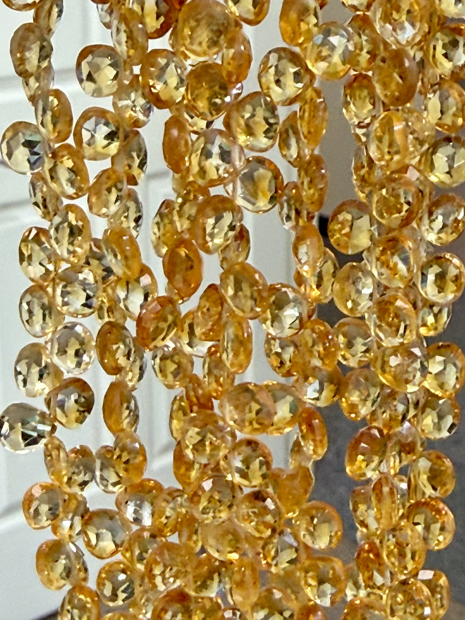 Citrine Heart Faceted