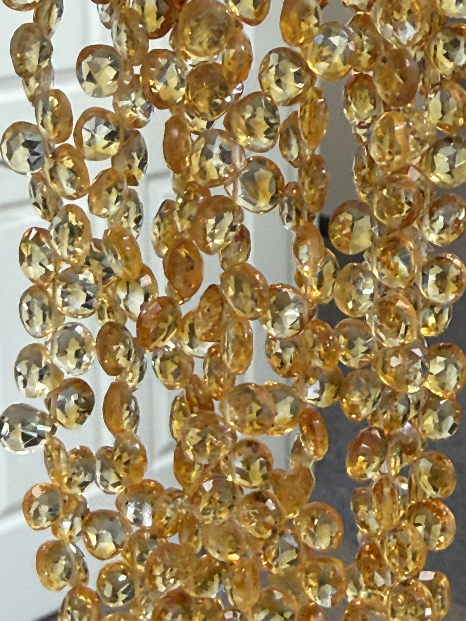 Citrine Heart Faceted