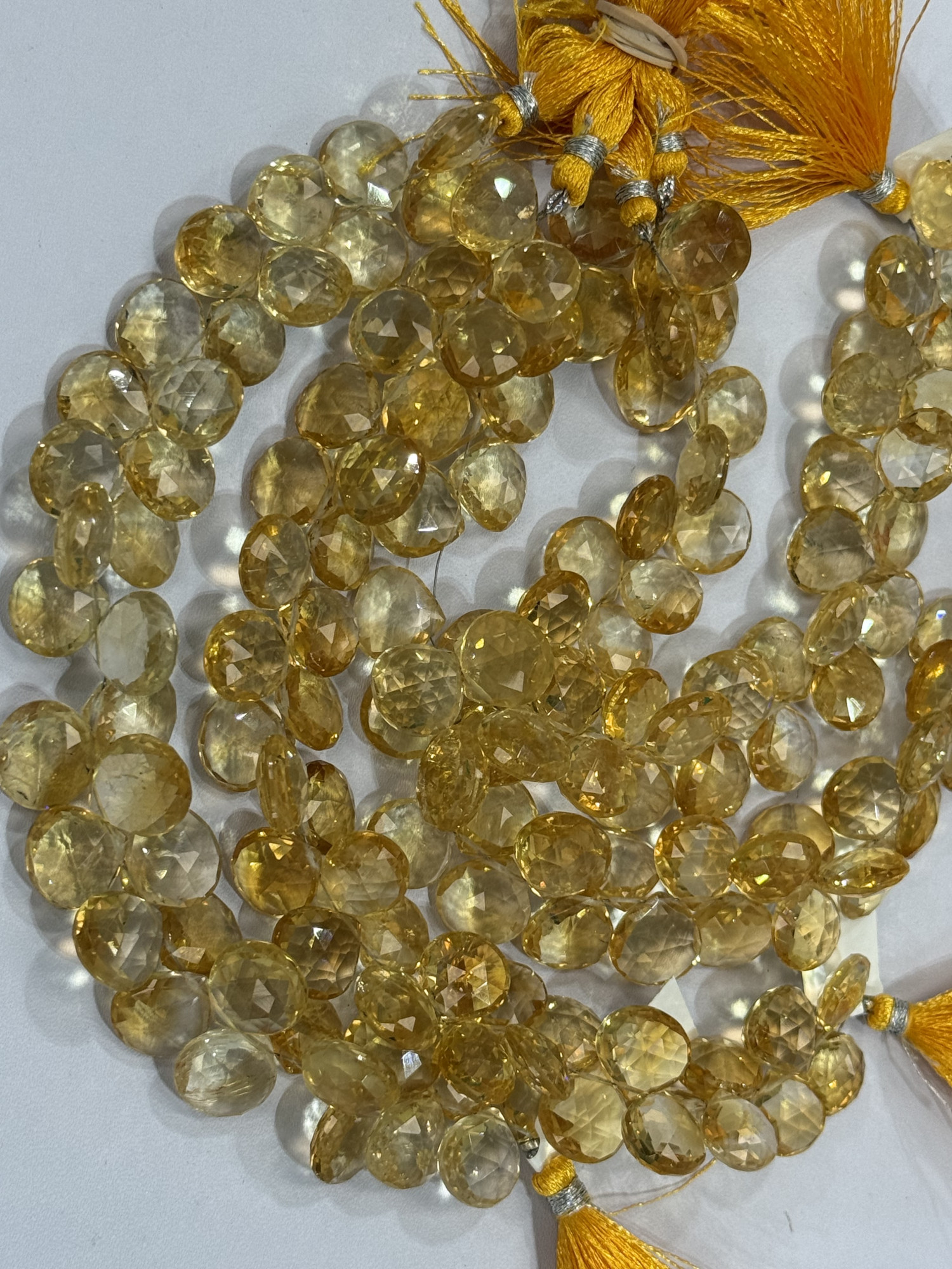 Citrine Heart Faceted