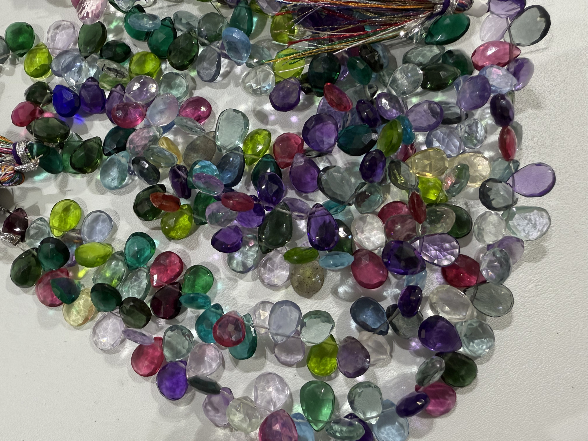 Multi Stone Pears Faceted