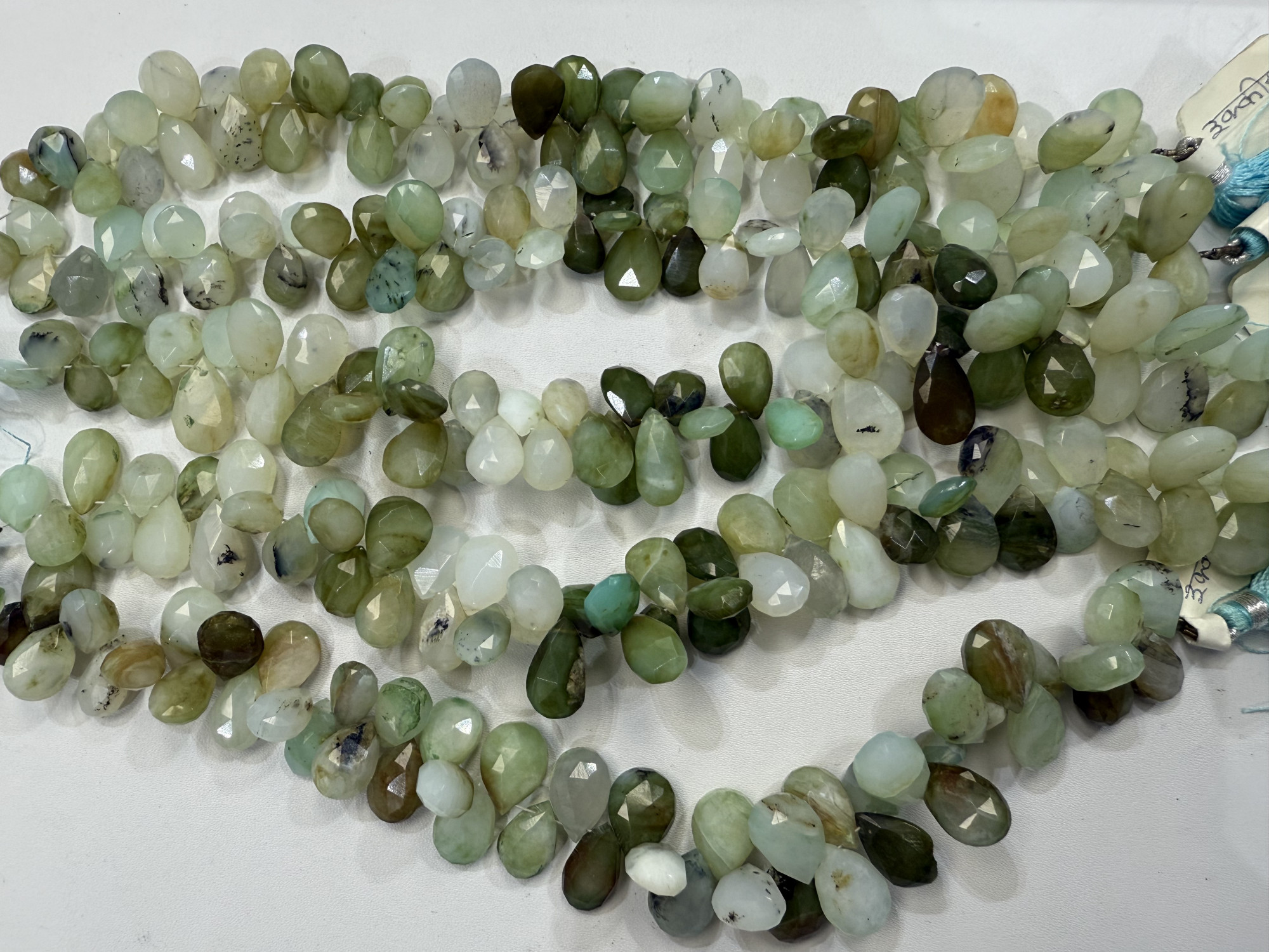 Peruvian Opal Pears Faceted